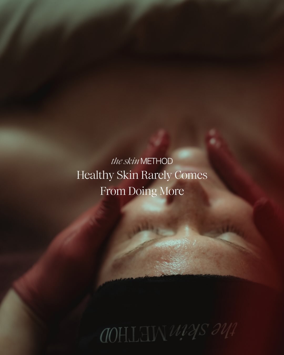 Healthy skin rarely comes from doing more.

In a world full of skincare trends, viral products, and 12-step routines, it&rsquo;s easy to believe that better skin requires constantly adding something new.

The reality? We often see the opposite.

Over