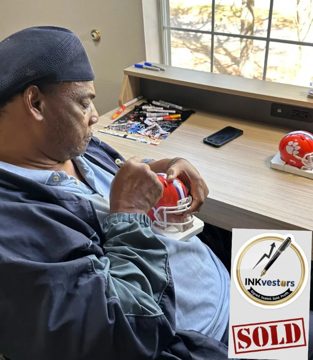 The Fridge was the nicest man on the planet. 31% return on signed items for all INKvestors. He still knows how to punch it in the end zone!  You HAVE to hear how this works. INKvestors.net