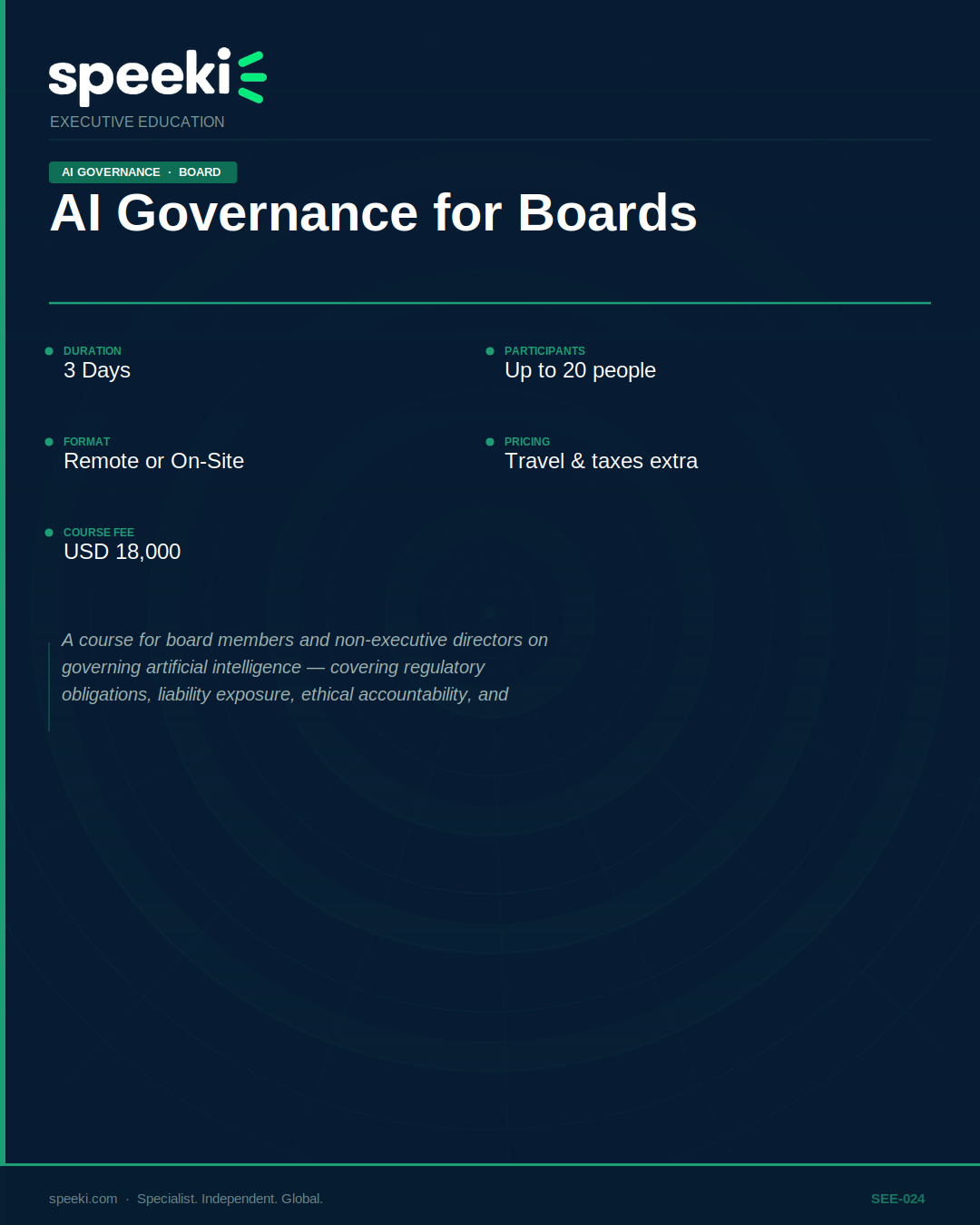 AI Governance for Boards
