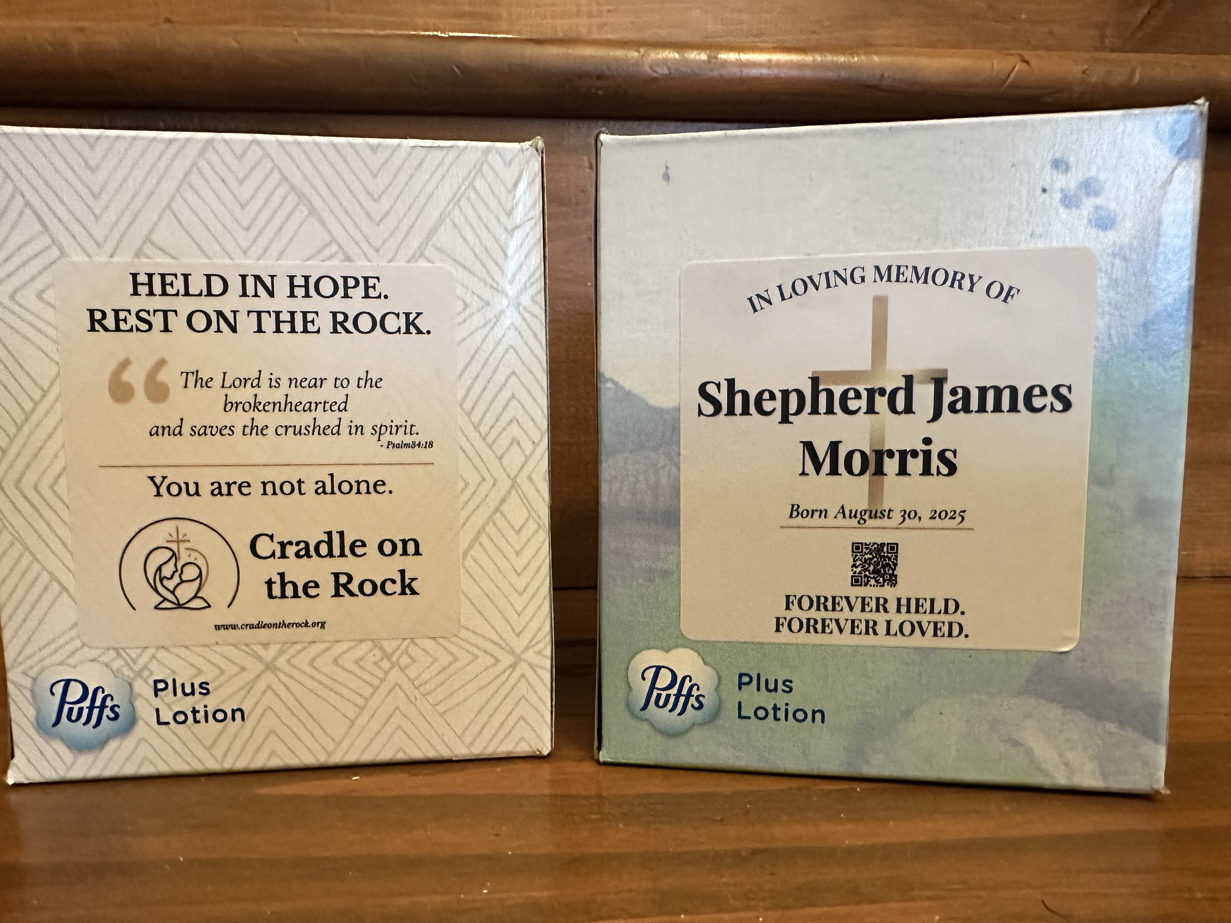 Tissue Box Remembrance Sticker