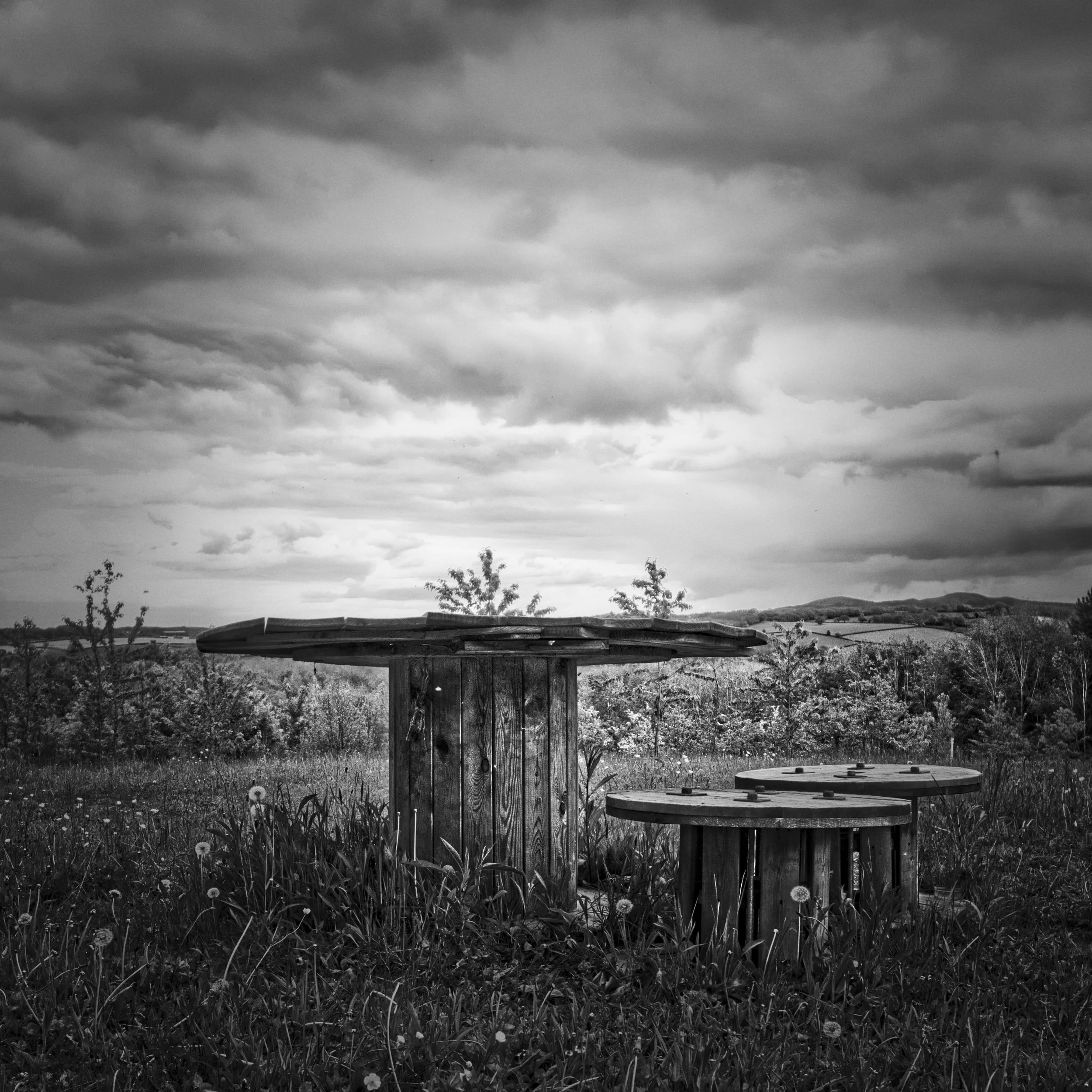 Seat overlooking the English countryside at Ledbury in Herefordshire.jpeg