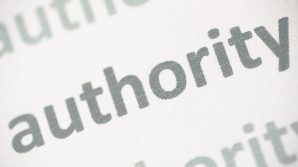 Graphic symbolizing vocal authority and confident communication in leadership.