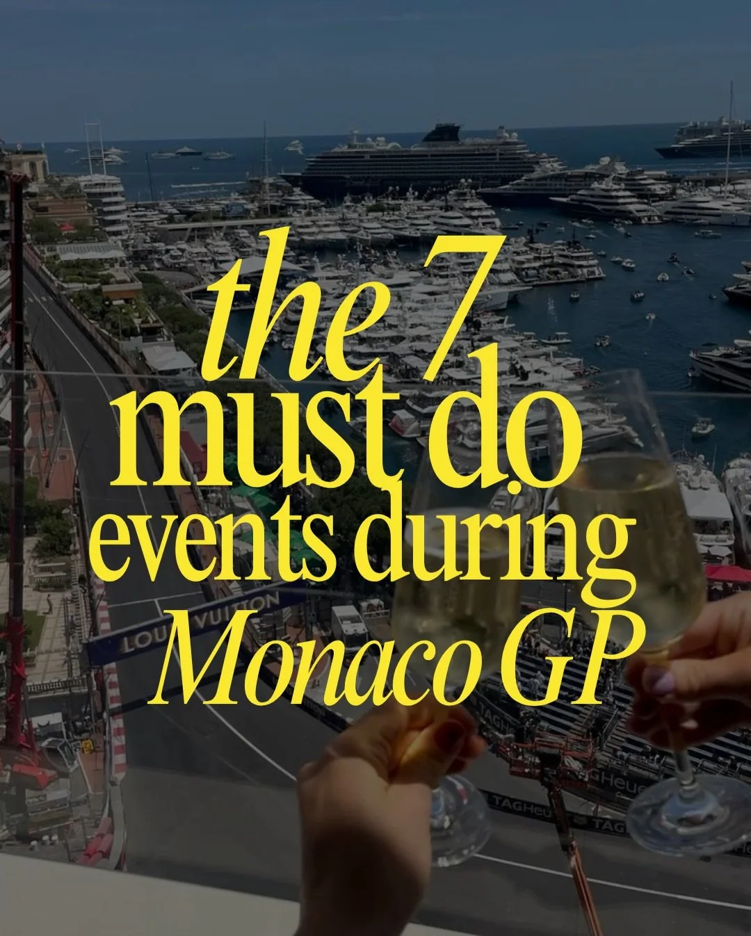 Monaco Grand Prix week is unlike anything else on the F1 calendar.

The most iconic circuit in the world. And a social scene that runs 24 hours straight.

Here are 7 things you genuinely cannot miss from an exclusive insider event for collectors to o