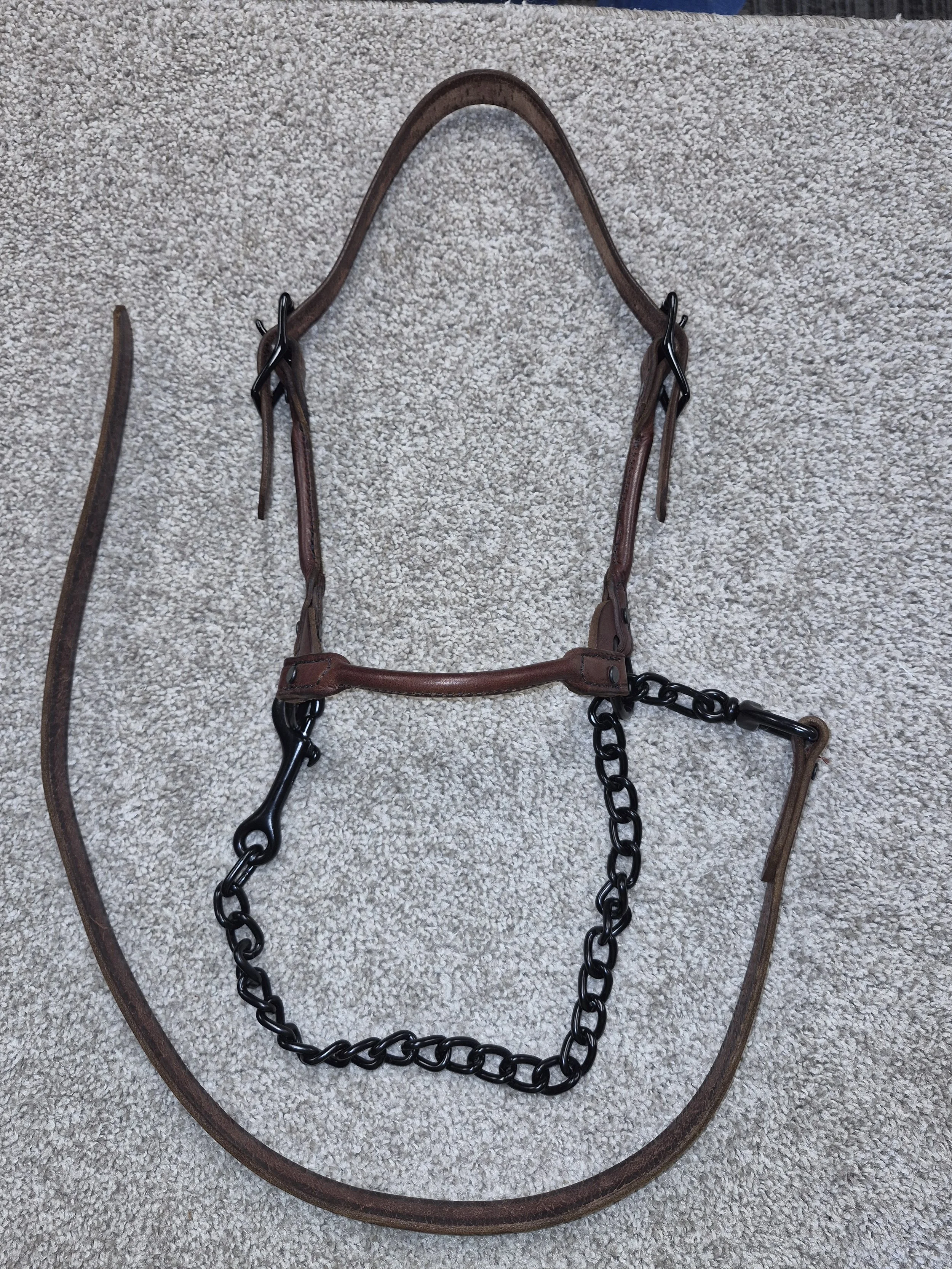 Hickory Brown Cattle Halter