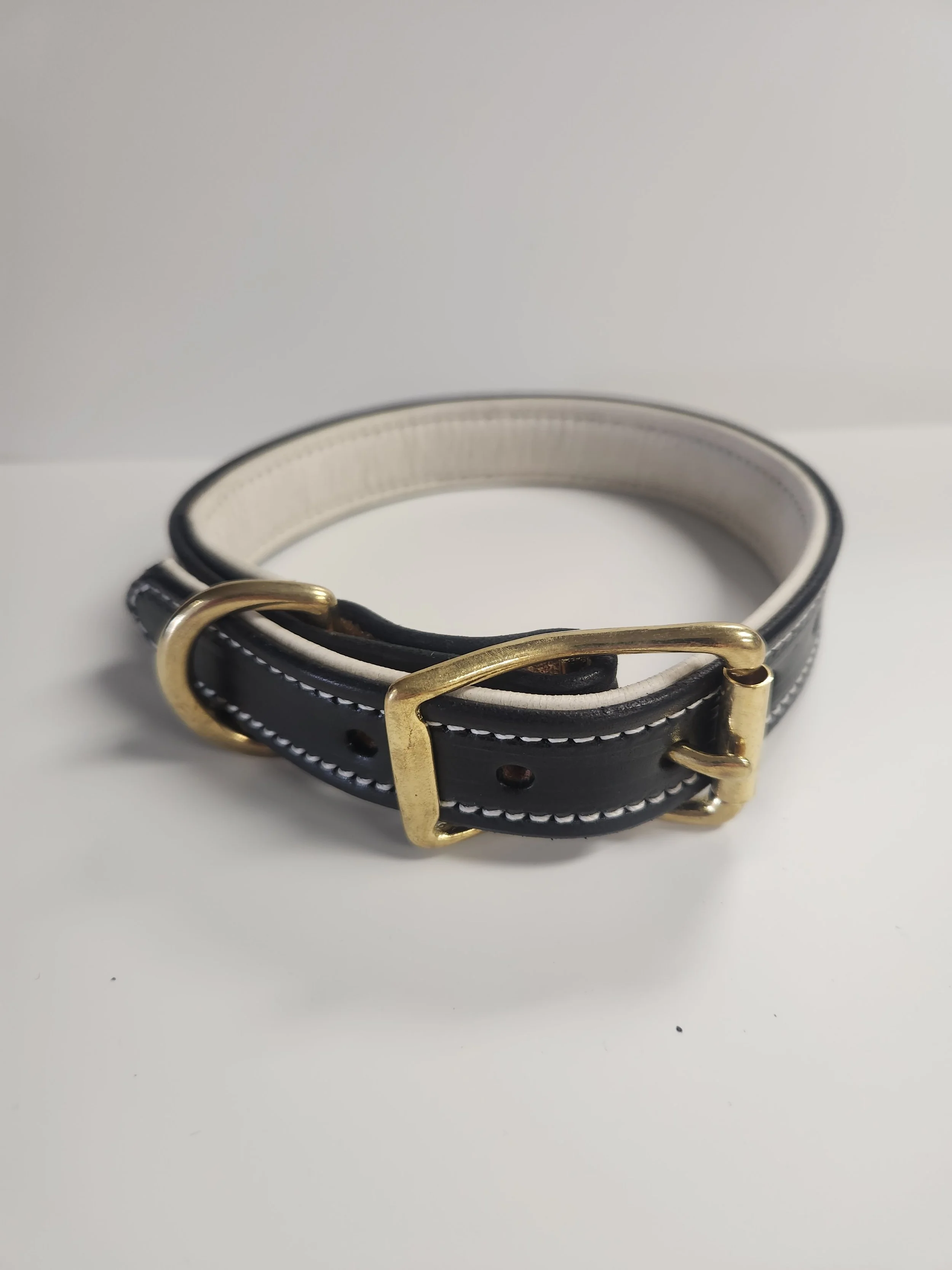 Premium Deluxe Standard Dee Black Bridle w/ Cream Elk