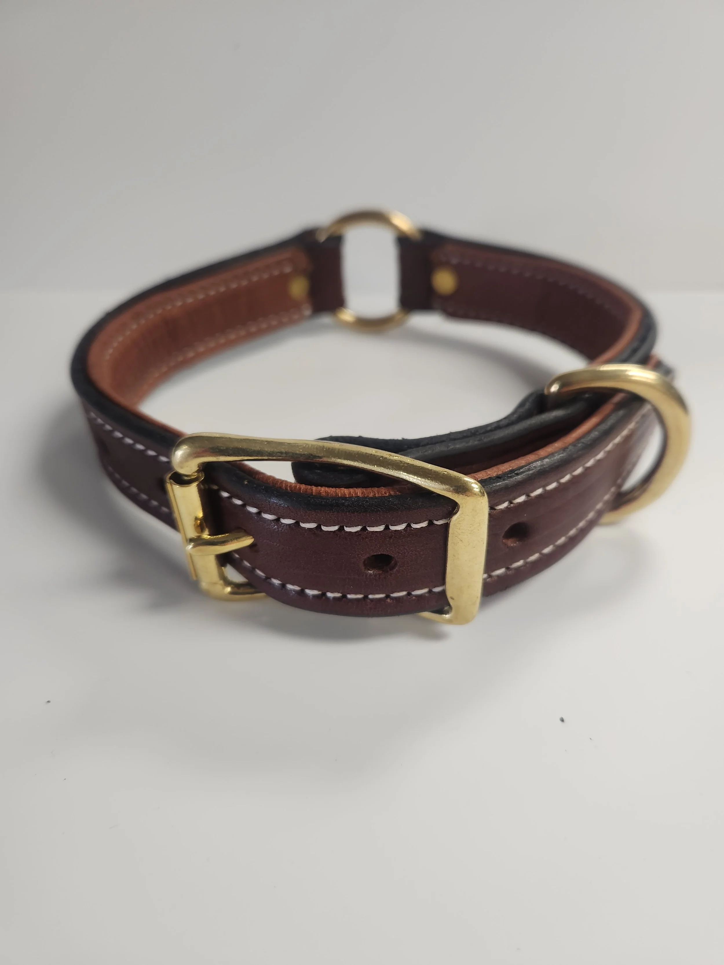 Premium Deluxe Center Ring w/ Dee Mahogany Bridle w/ Tobacco Elk