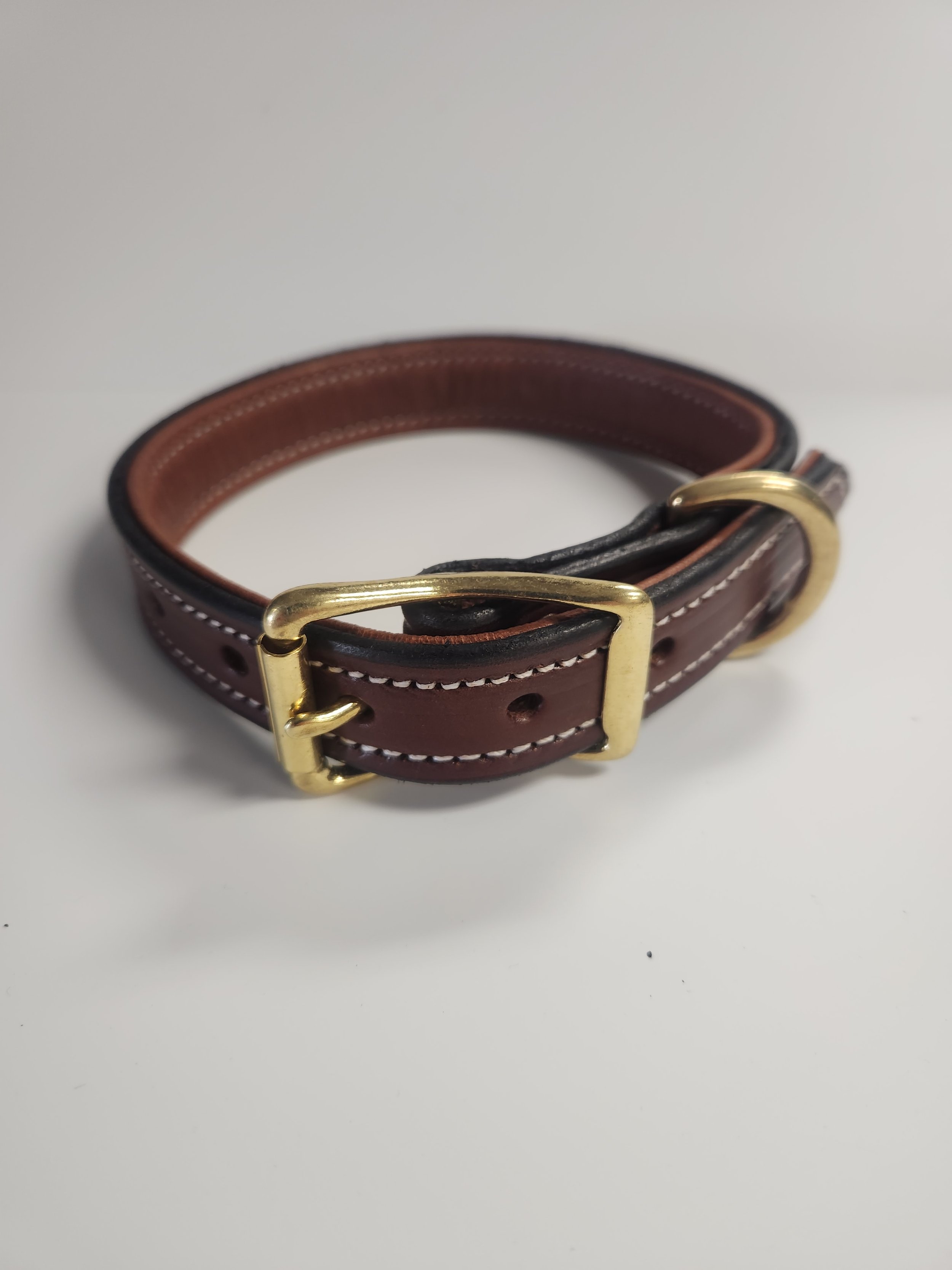 Premium Deluxe Standard Dee Mahogany Bridle w/ Tobacco Elk