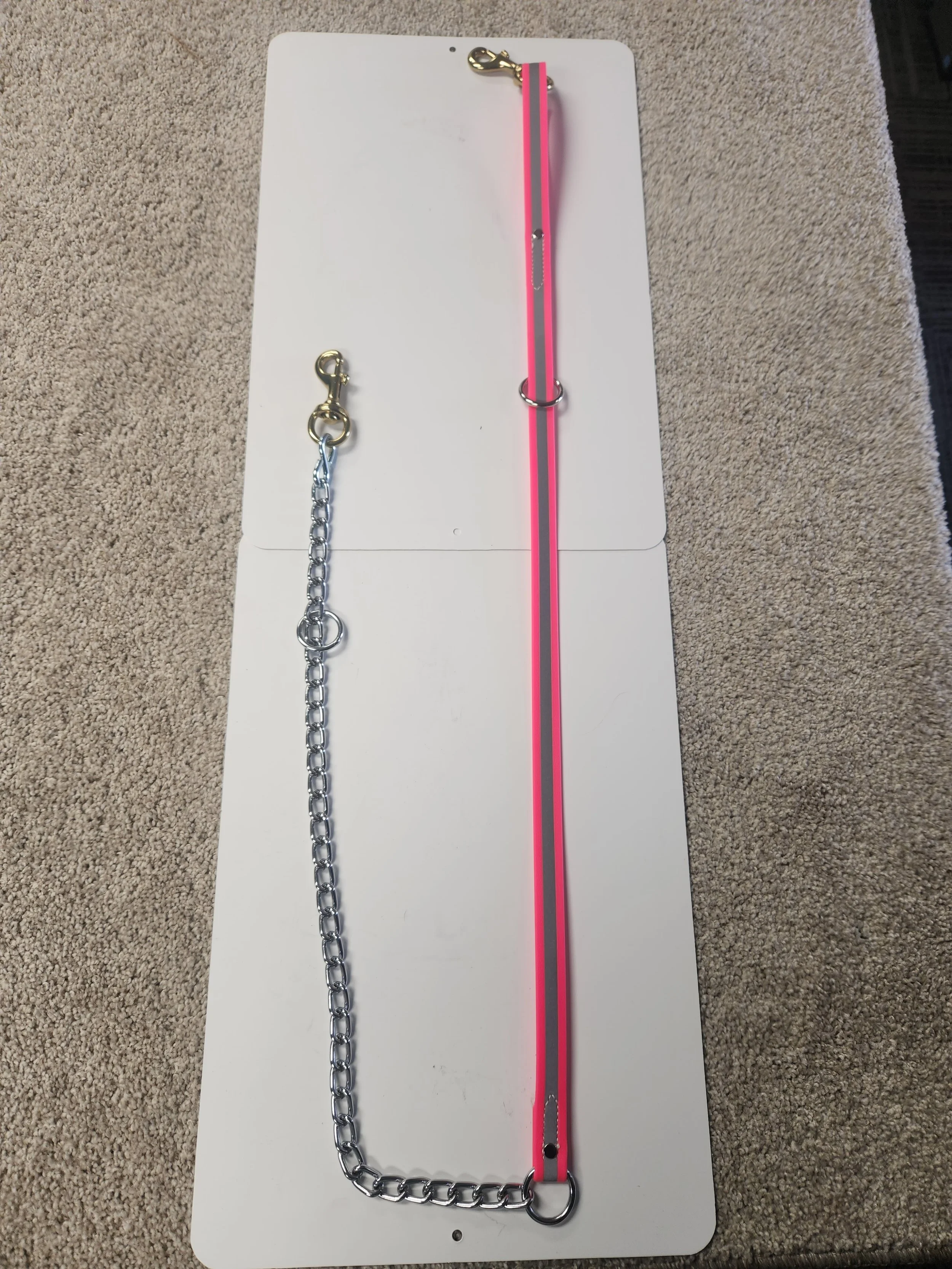 Reflective Tree Tied Chain Leads 5ft