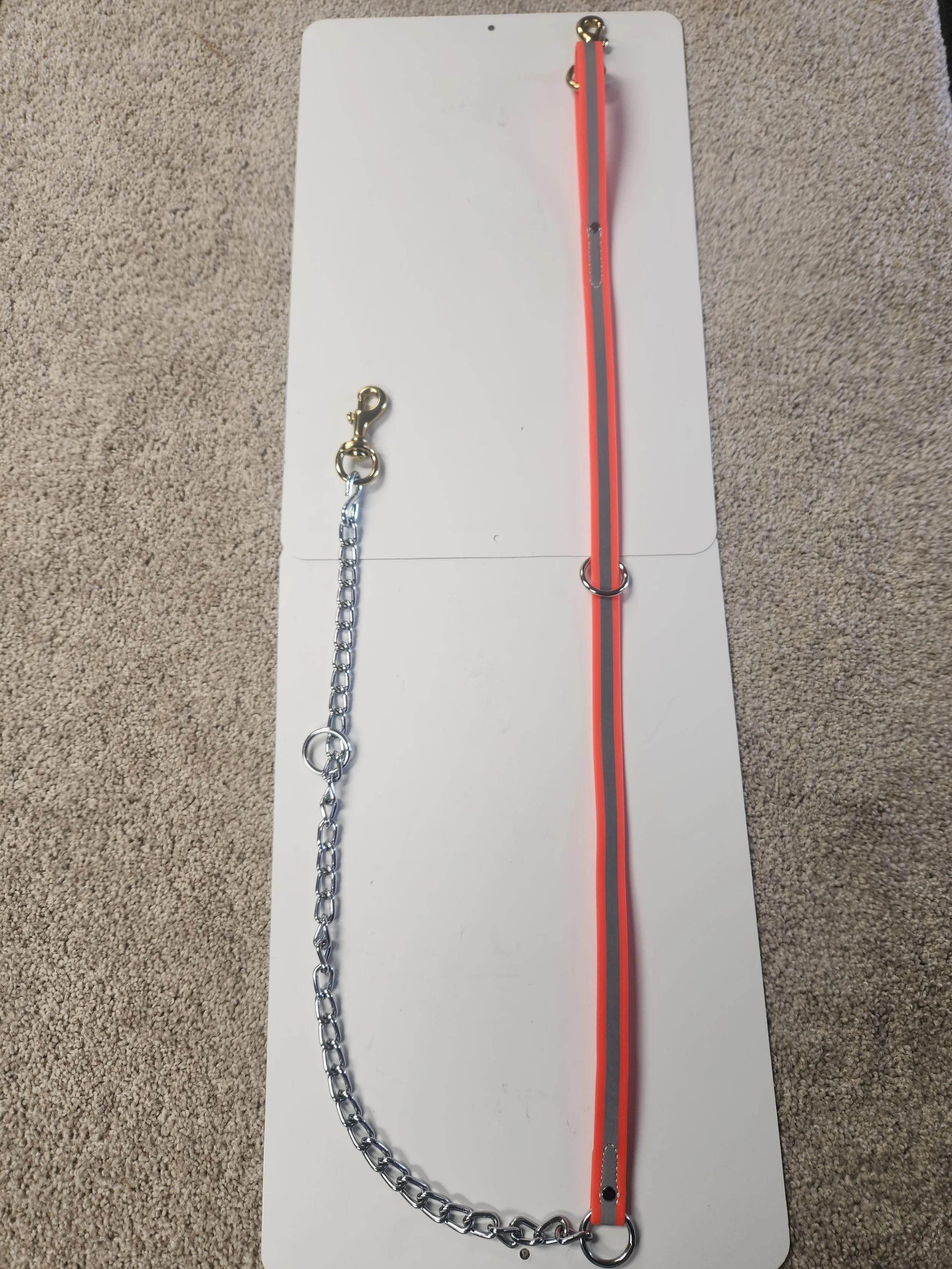 Reflective Tree Tied Chain Leads 5ft