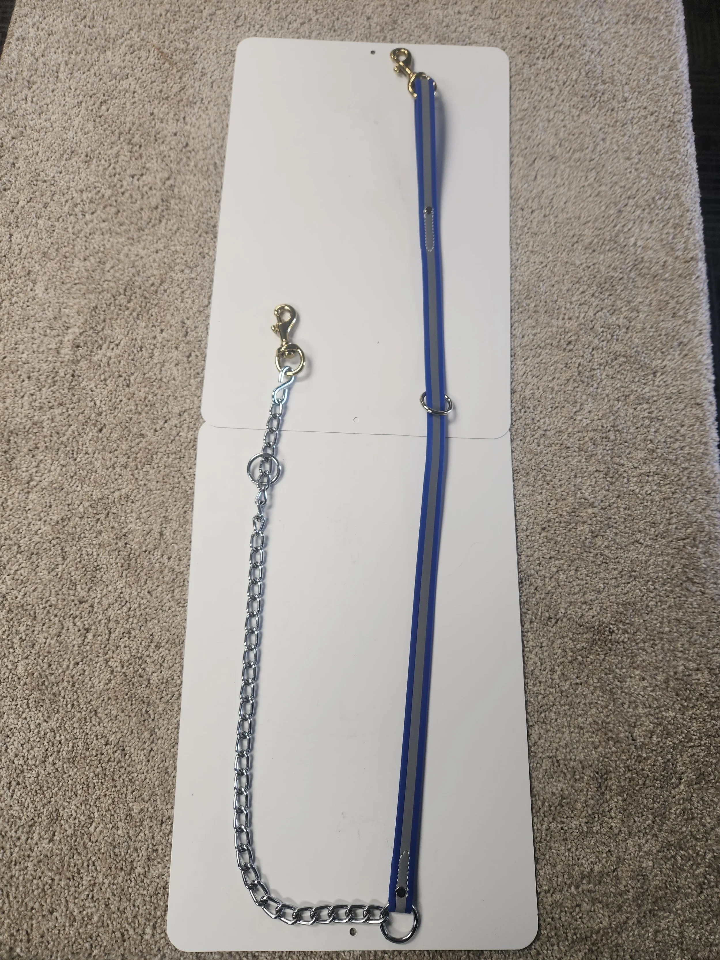 Reflective Tree Tied Chain Leads 5ft