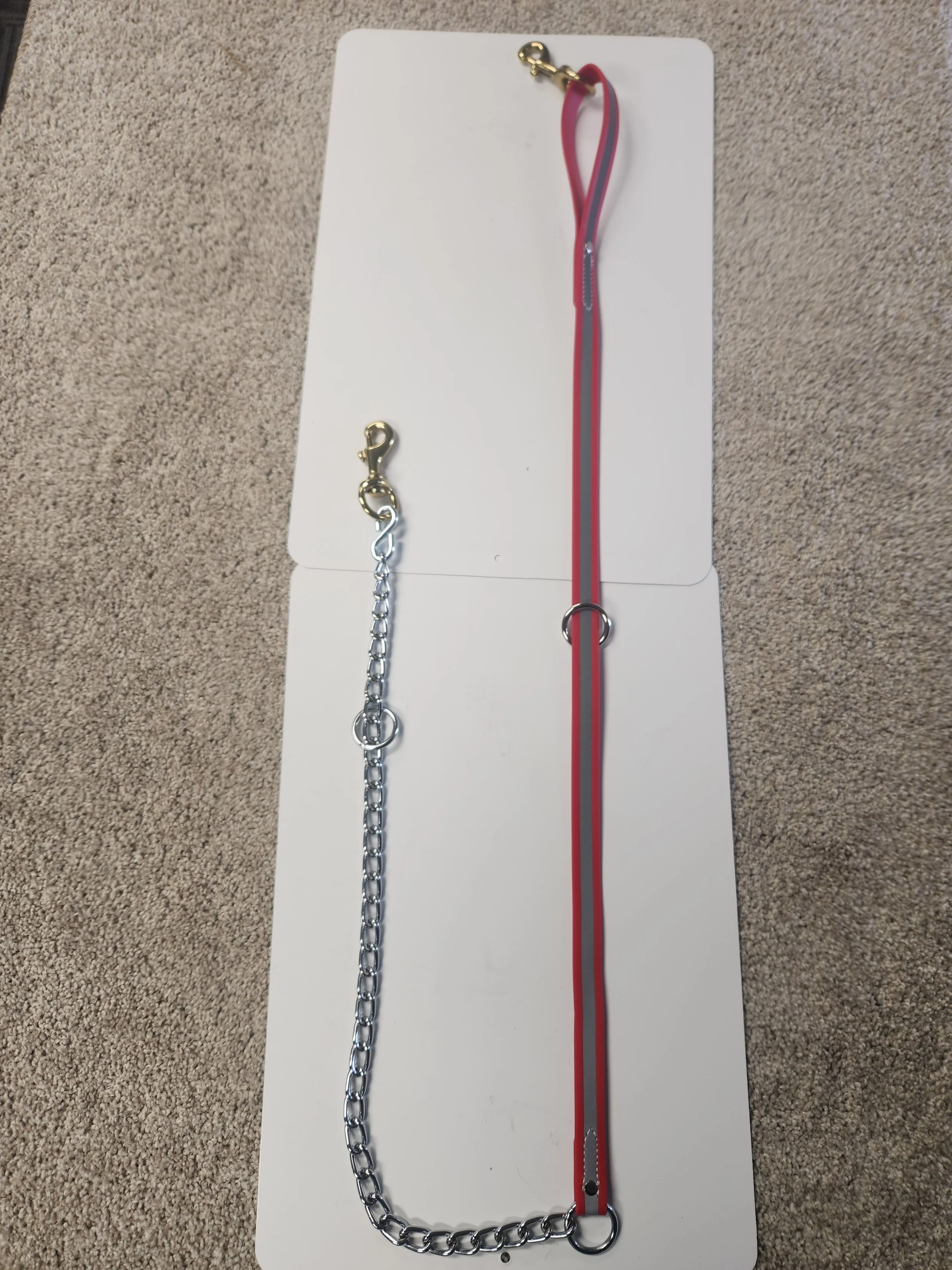 Reflective Tree Tied Chain Leads 5ft