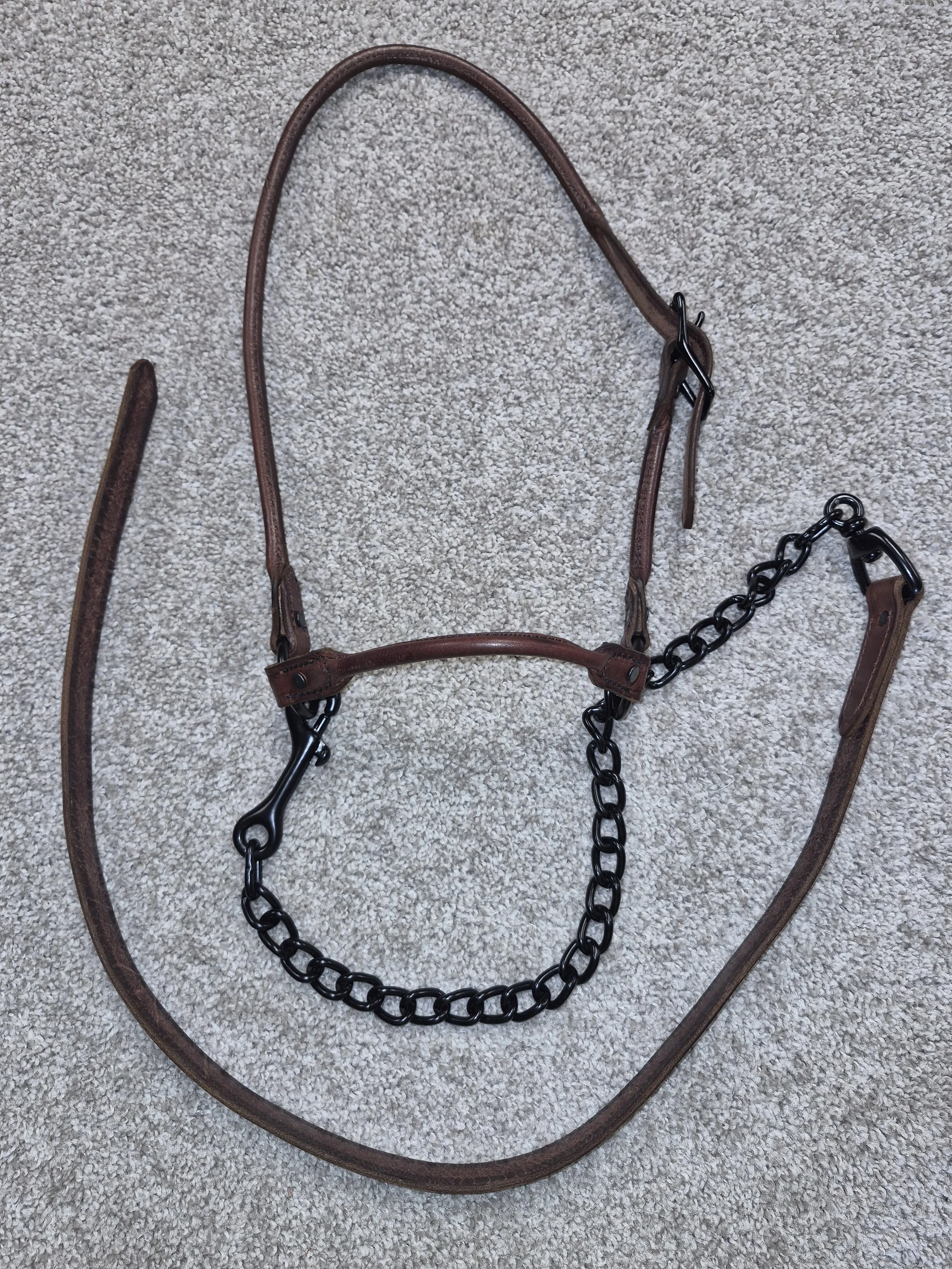 Hickory Brown Cattle Halter