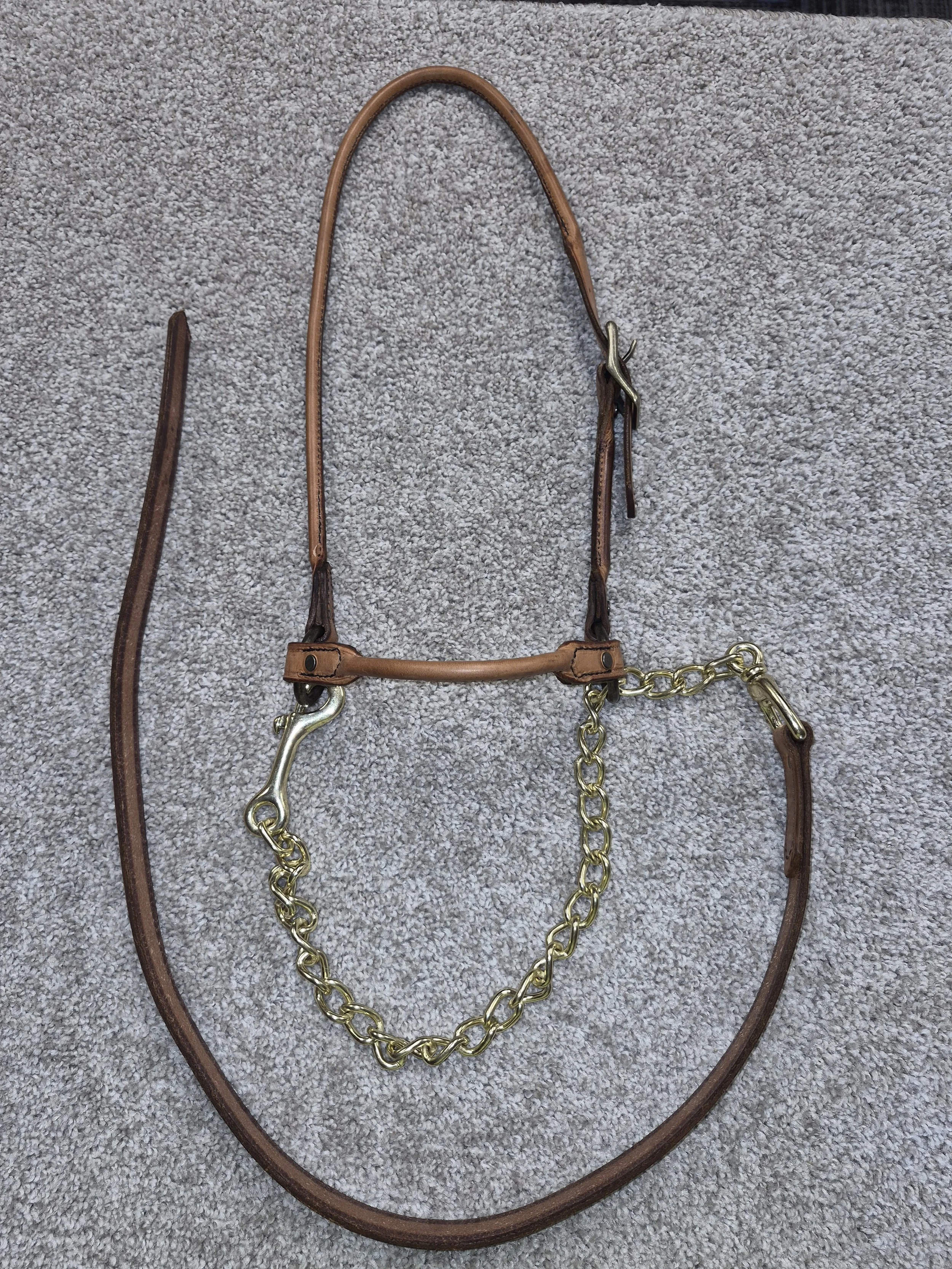 London Tan Cattle Halter