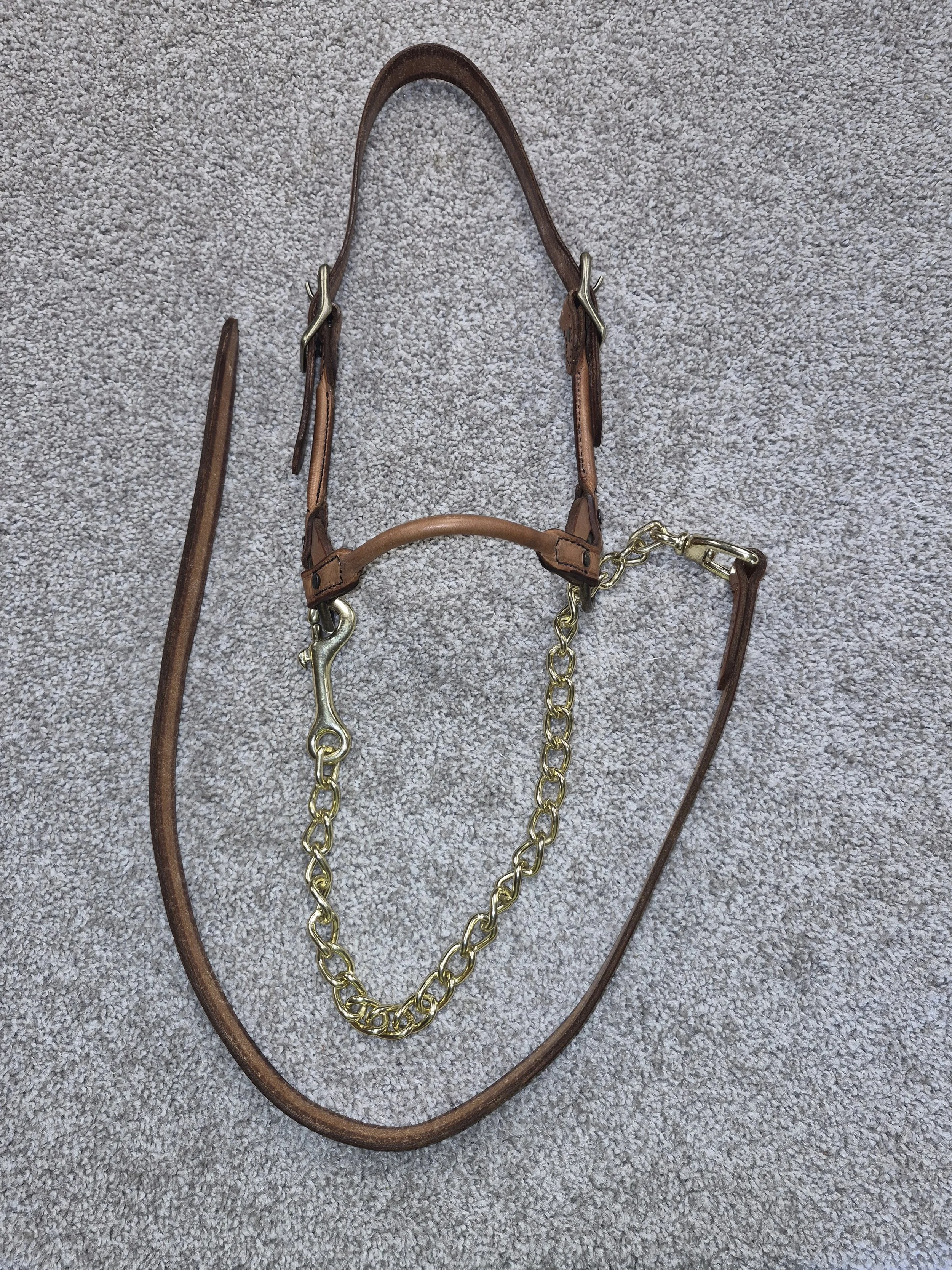 London Tan Cattle Halter