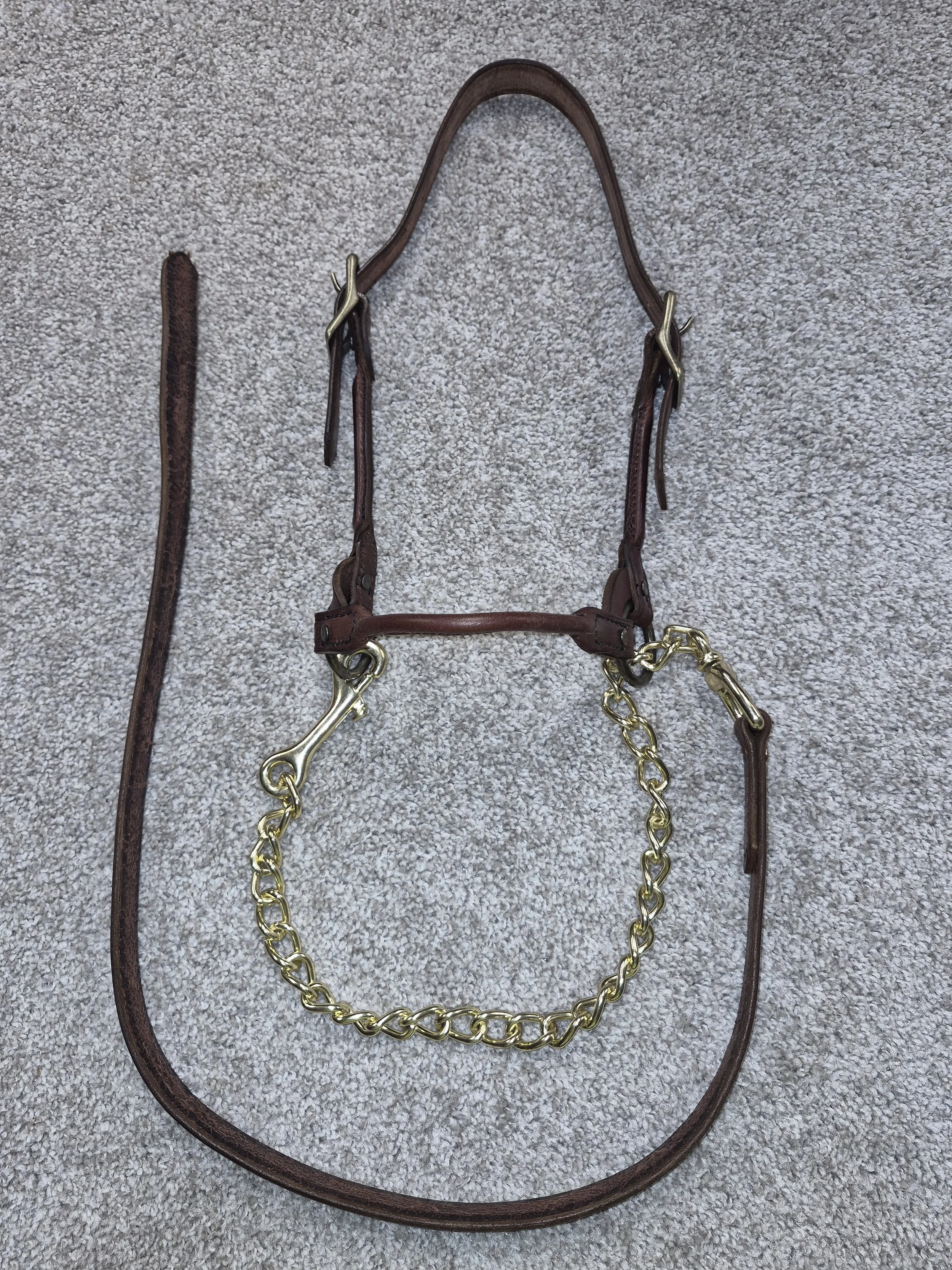 Hickory Brown Cattle Halter
