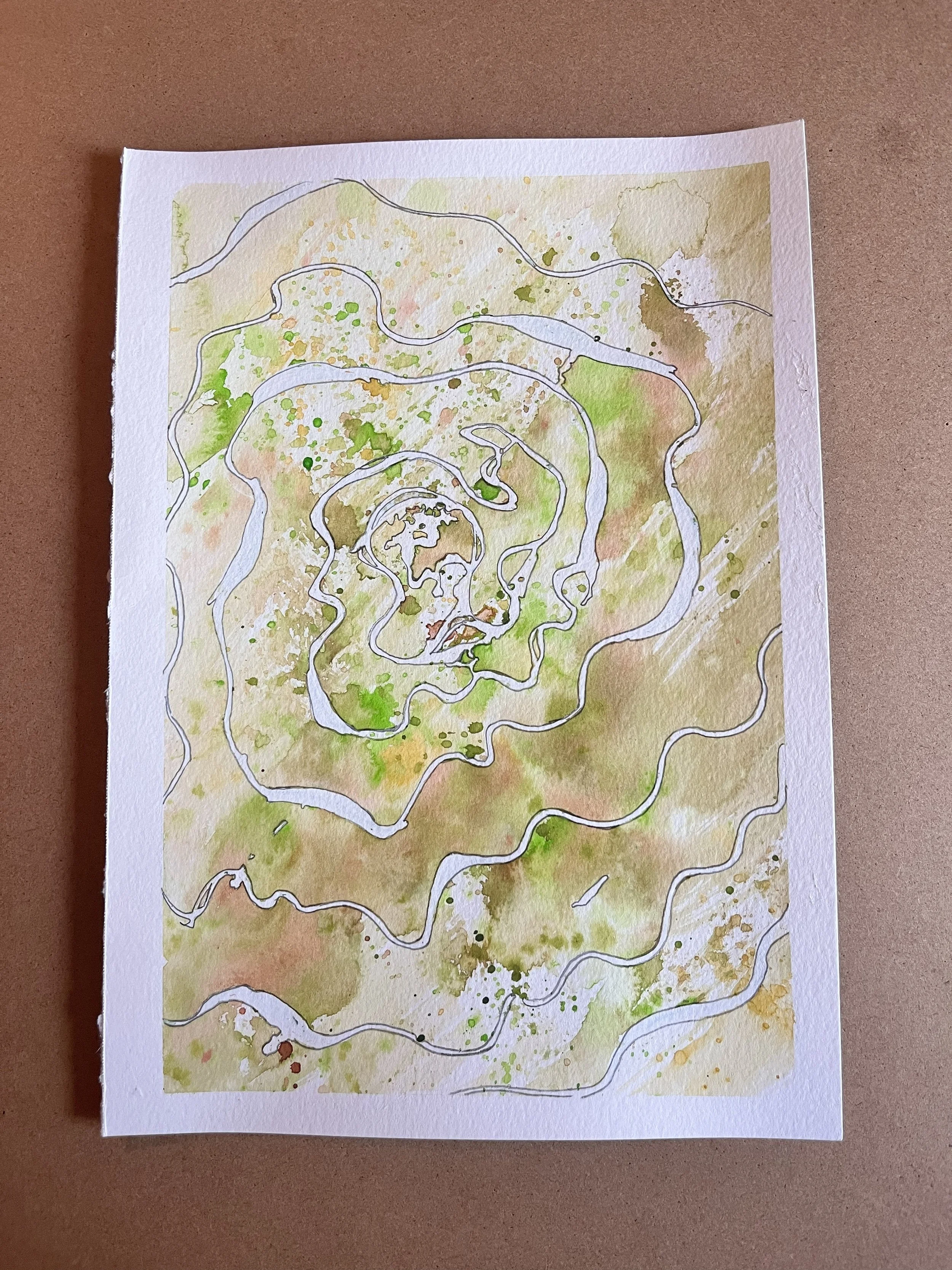 Moss 7x10"