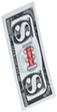 Close-up of a dollar bill with clear details of the currency design.