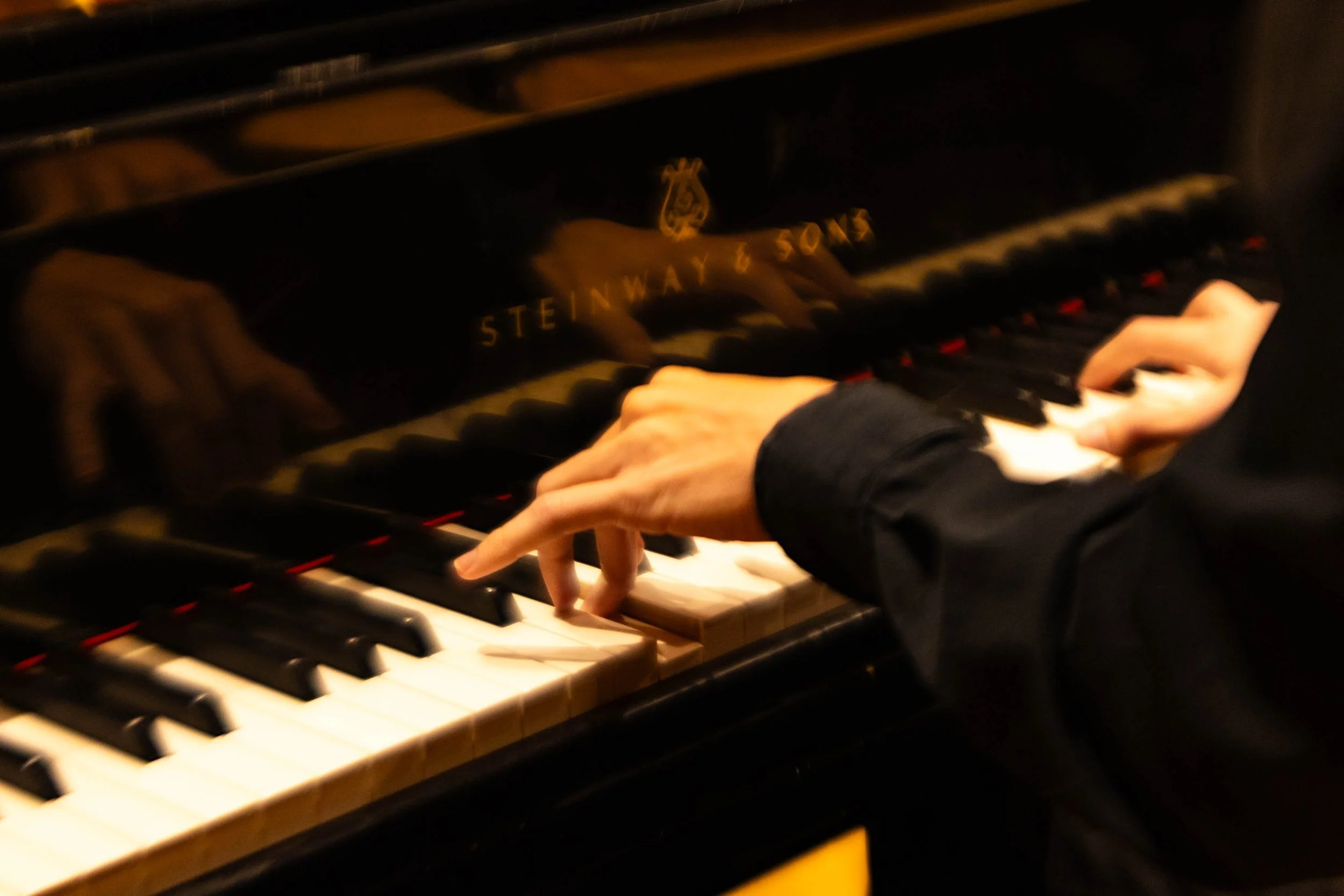 UNT Music Performance senior Vincent Miravella plays the ending of Movement 2 of Variations on A Dream. This movement was written by Collin Huffman, meant to represent yearning and love.