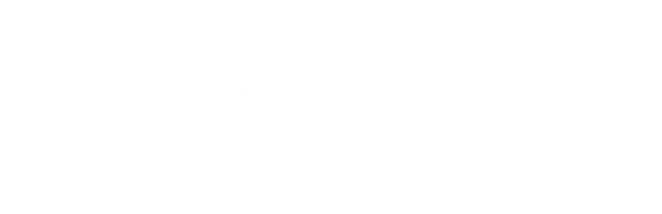 Black and white illustration of a dog sitting on a rock with a bird flying above.