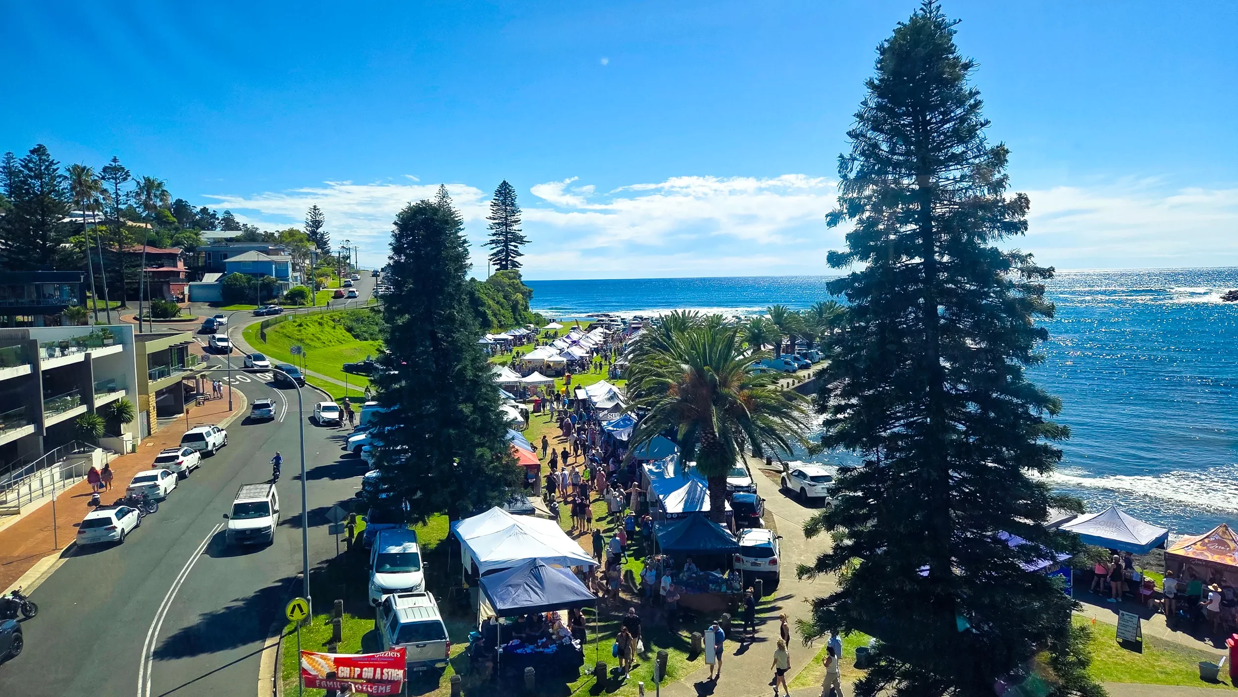 Kiama's Sunday market happens on the third Sunday of every month. 