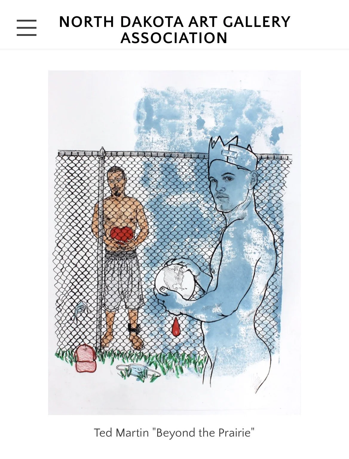 Ted Martin: Solo Exhibition: “Beyond The Prairie” NDAGA