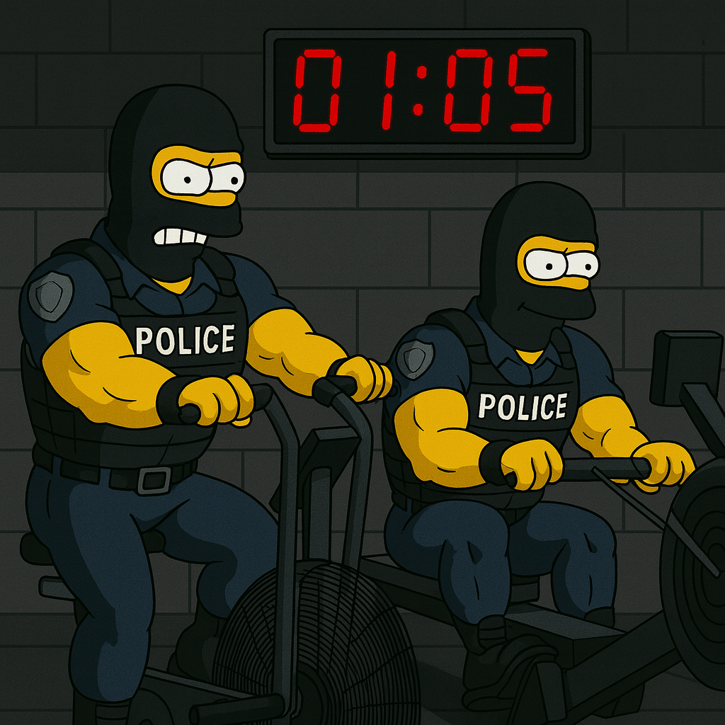 Police Officers Training in Dim Gym.png