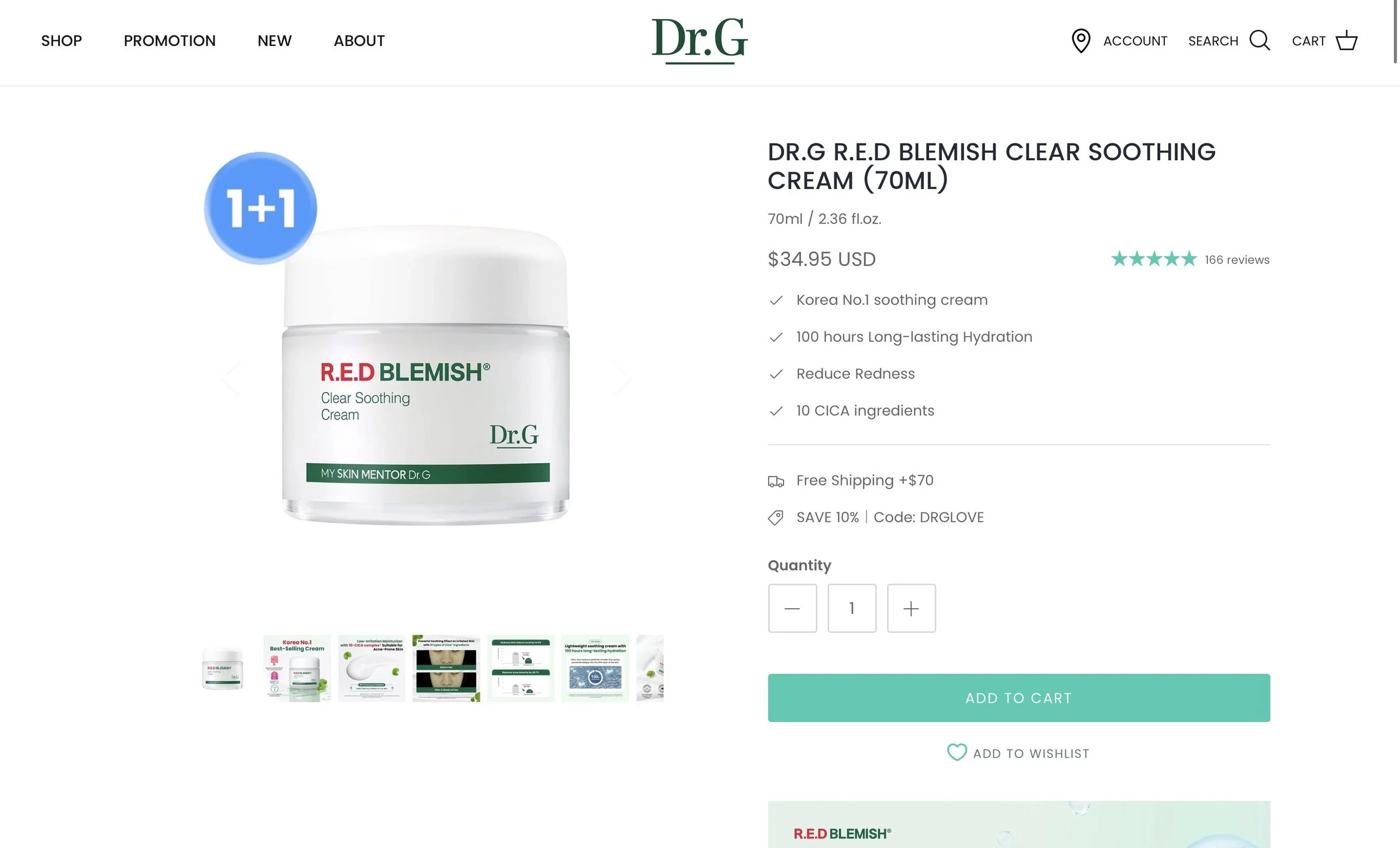  Korean skincare brand Dr.G recently acquired by the L’Oréal Group 