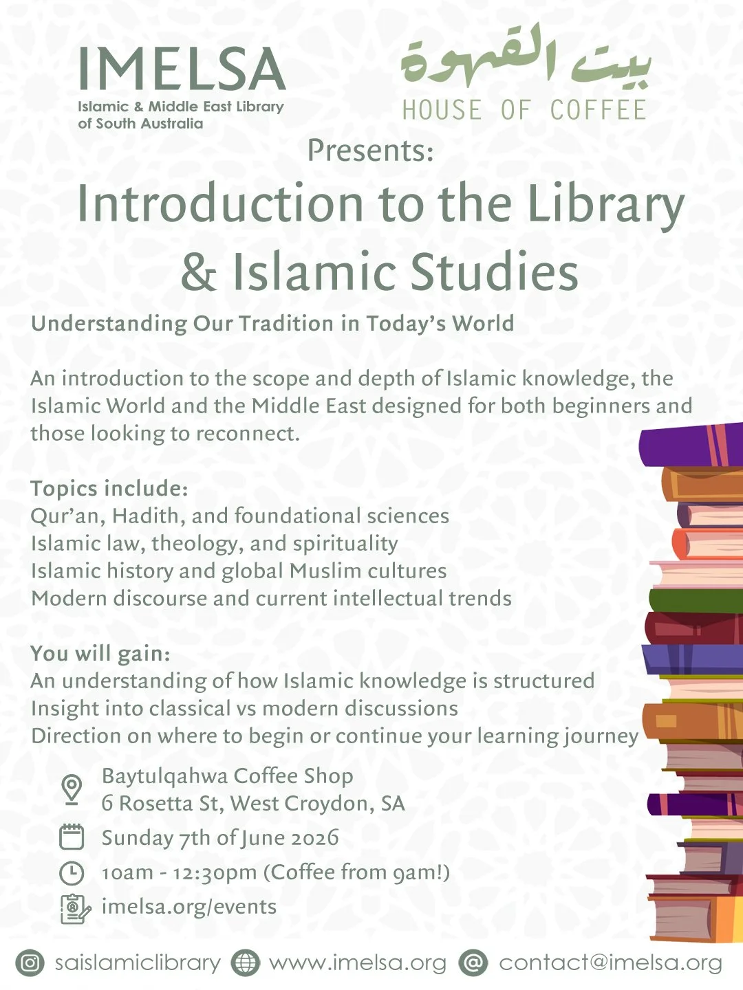 Introduction to the Library &amp; Islamic Studies