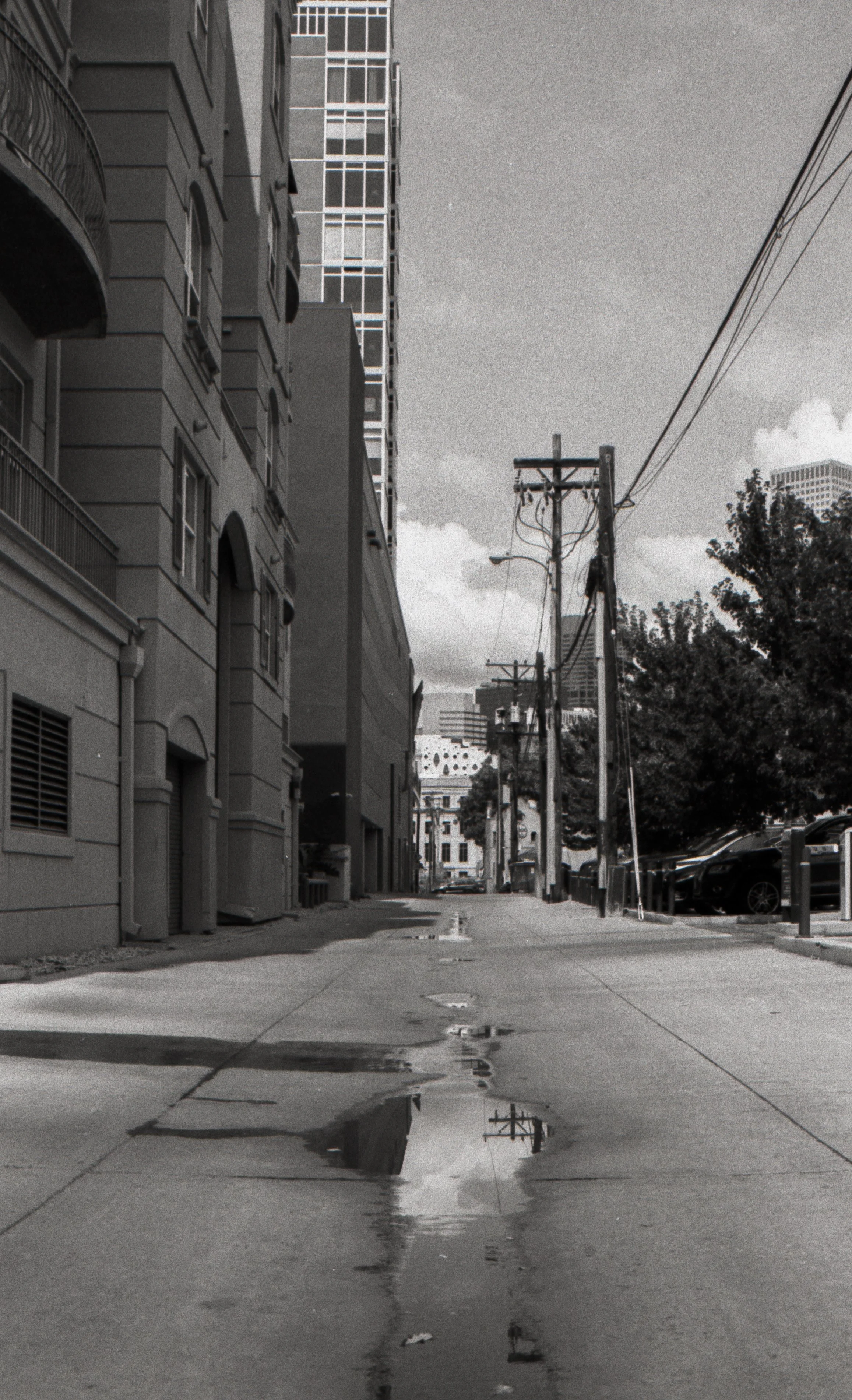 alleyway, 2024, 35mm film scan
