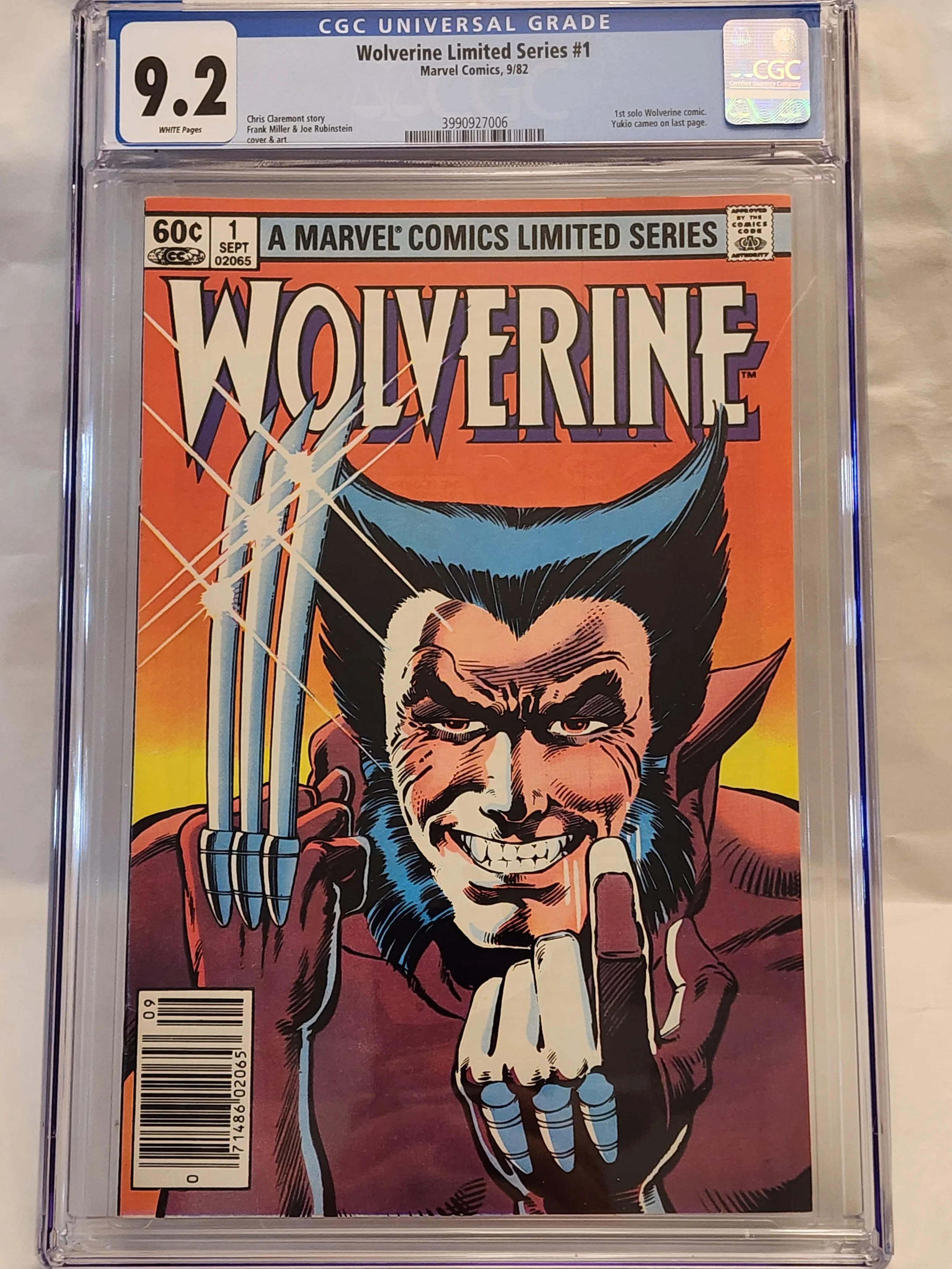 CGC 9.2 Wolverine #1