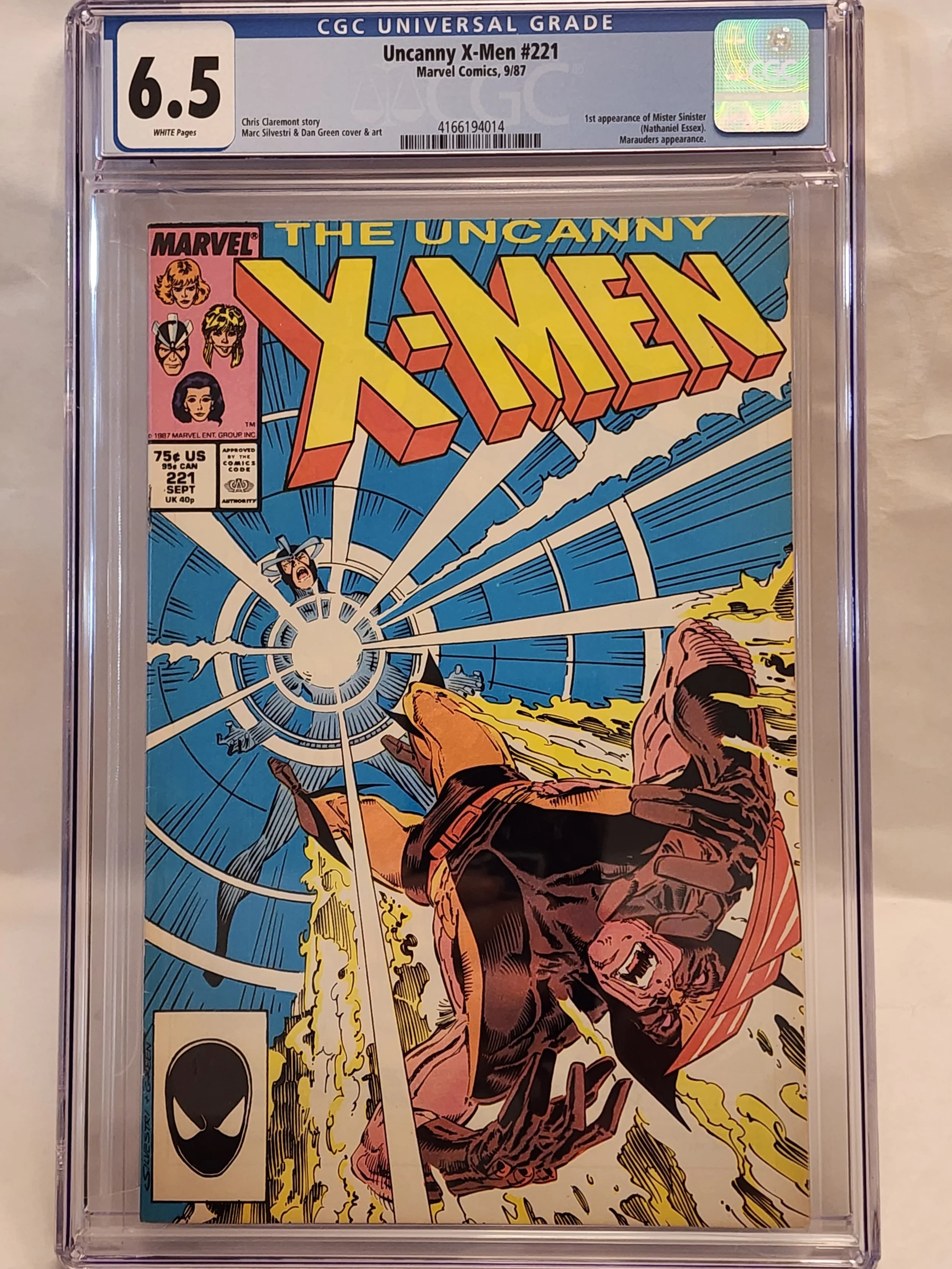 CGC 6.5 The Uncanny X-Men #221