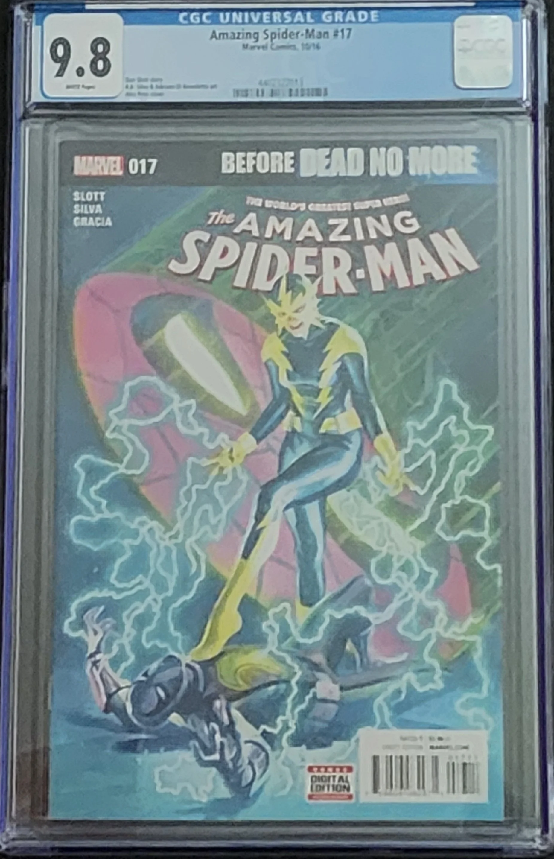 Amazing Spider-Man #17 CGC 9.8 White Pages 1st Francine Frye New Electro 2016 Key