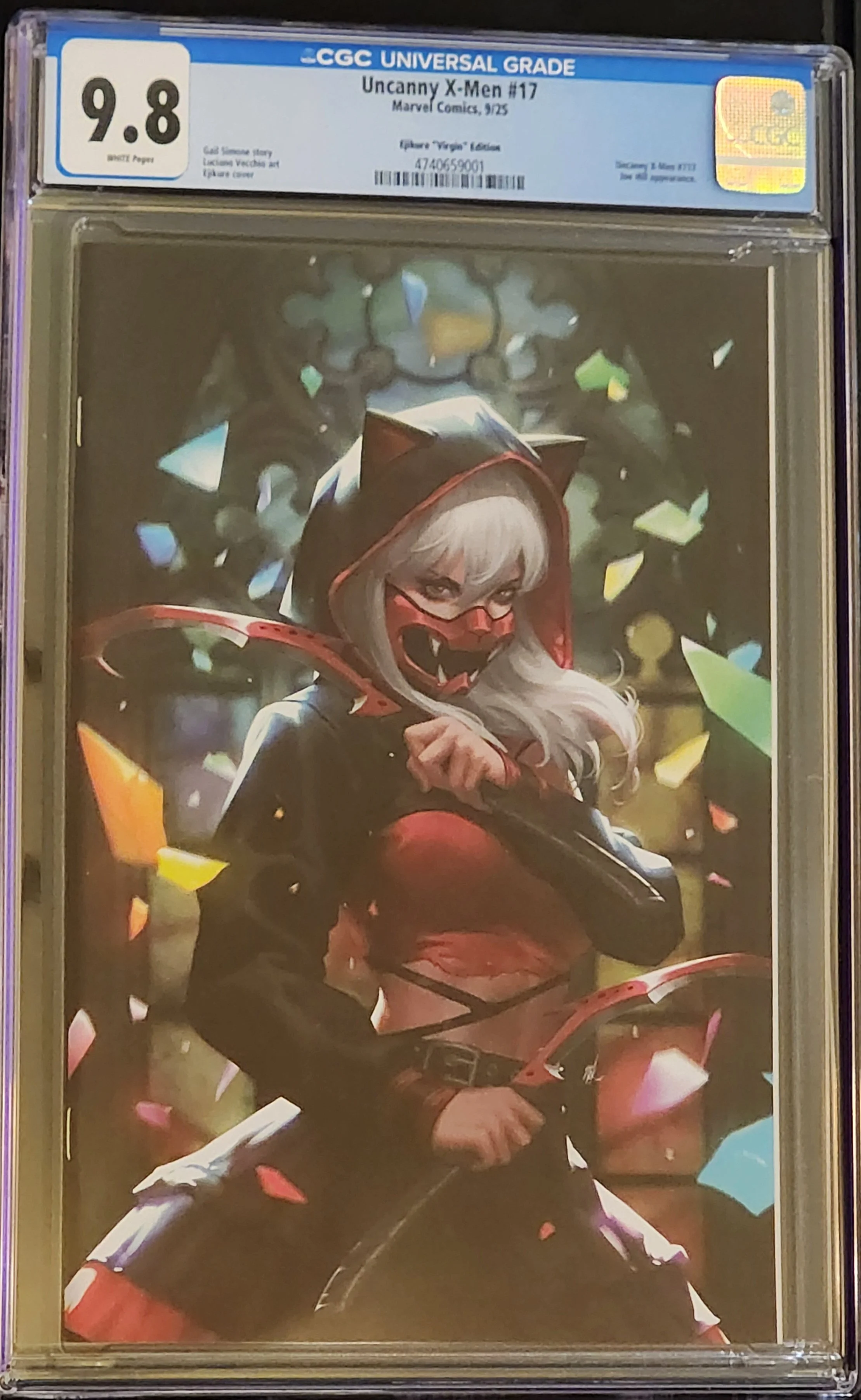 Uncanny X-Men #17 Ejikure 1:50 Virgin Variant CGC 9.8 1st App Mutina Marvel 2025