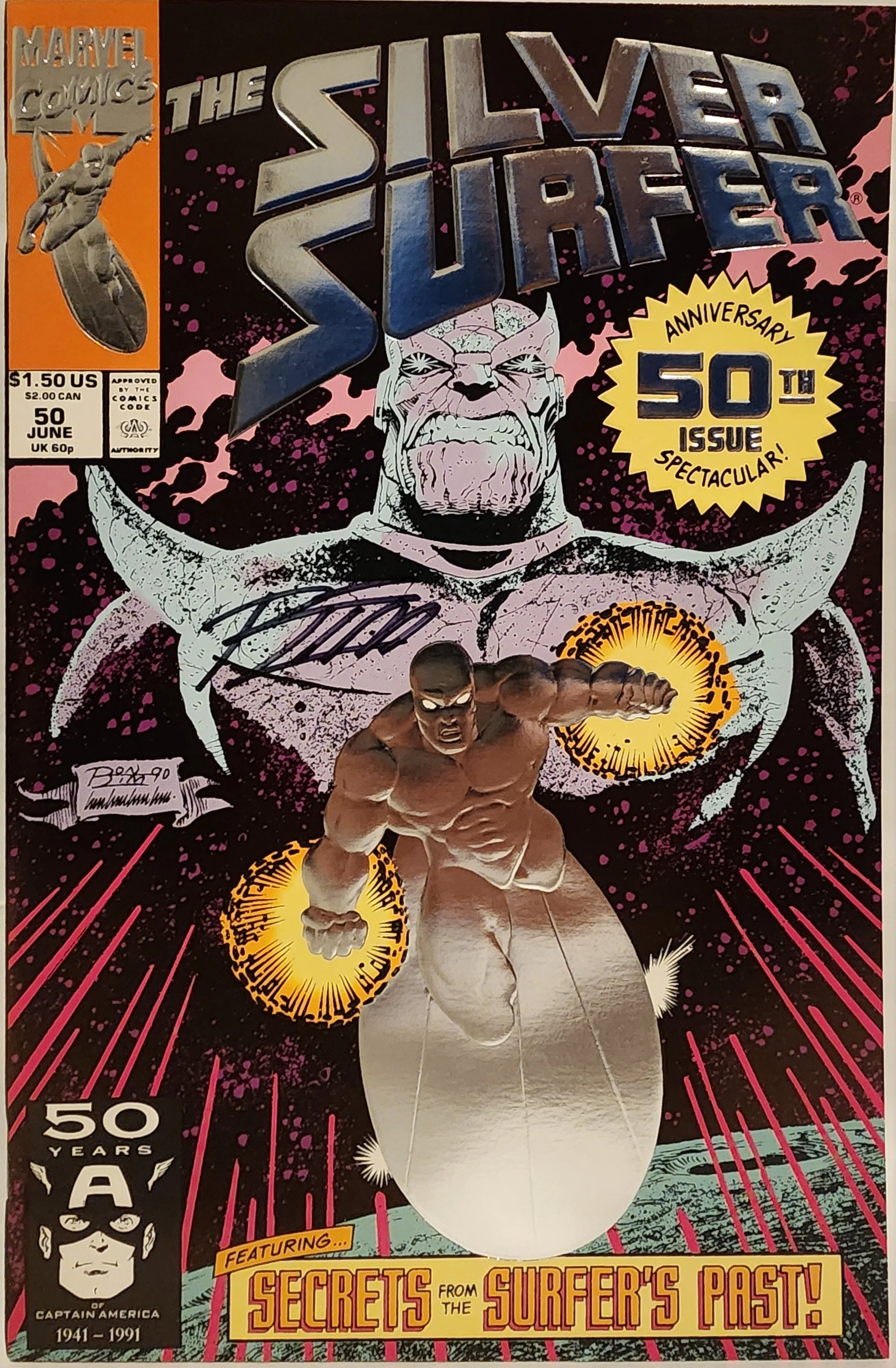 Silver Surfer #50 - Ron Lim Autograph