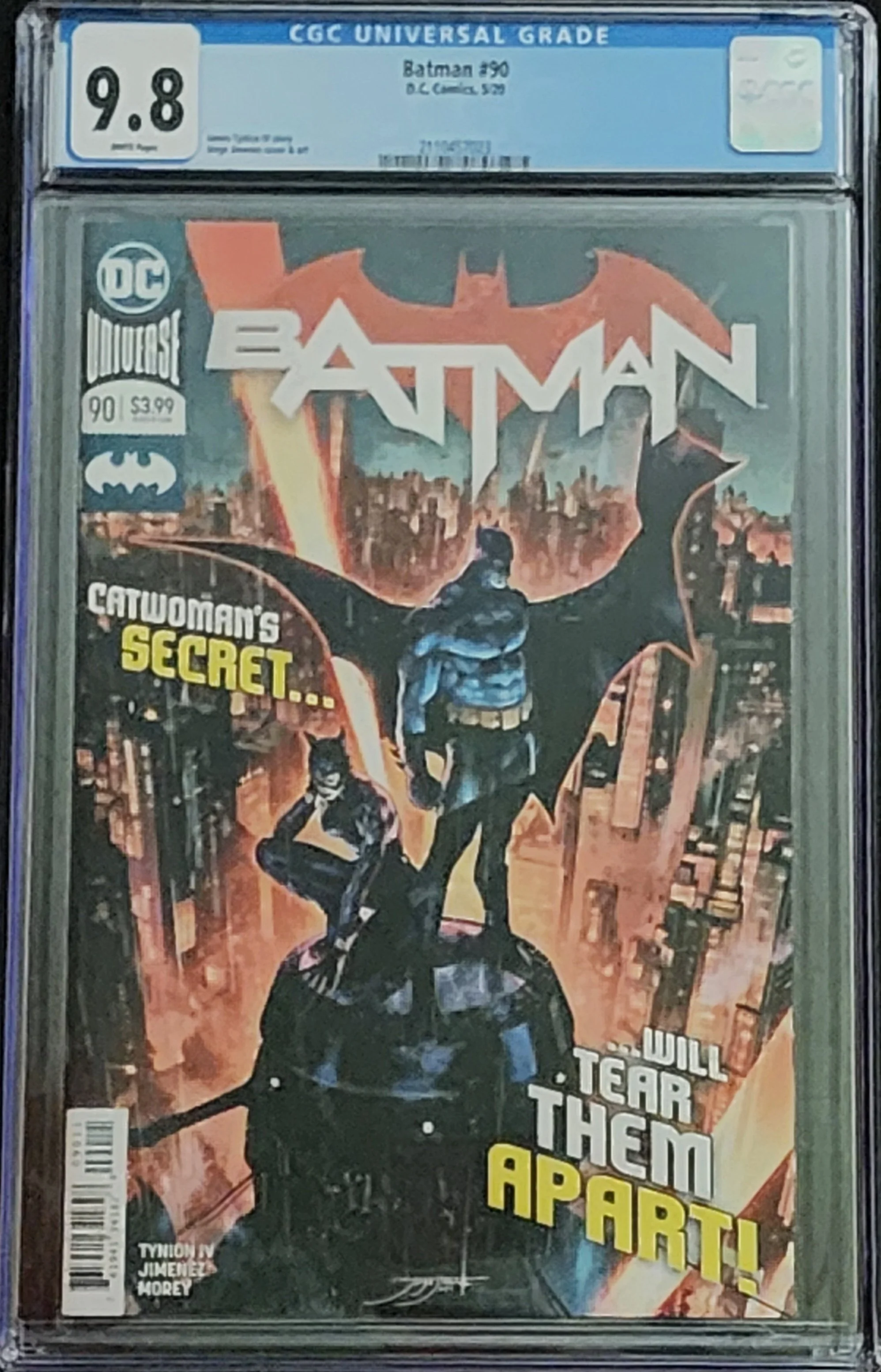Batman #90 CGC 9.8 White Pages 1st Appearance The Designer Jorge Jimenez DC 2020