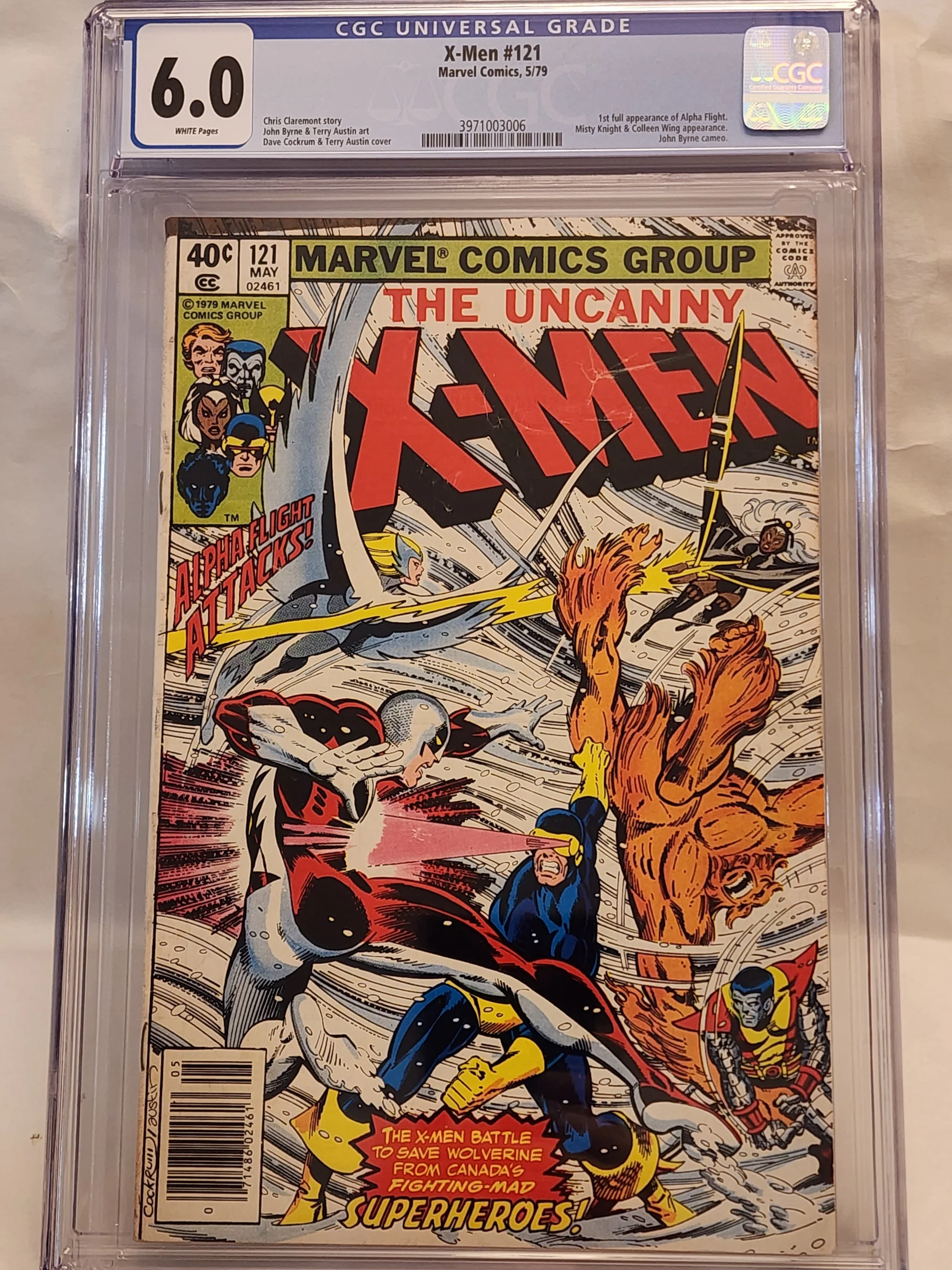 CGC 6.0 The Uncanny X-Men #121