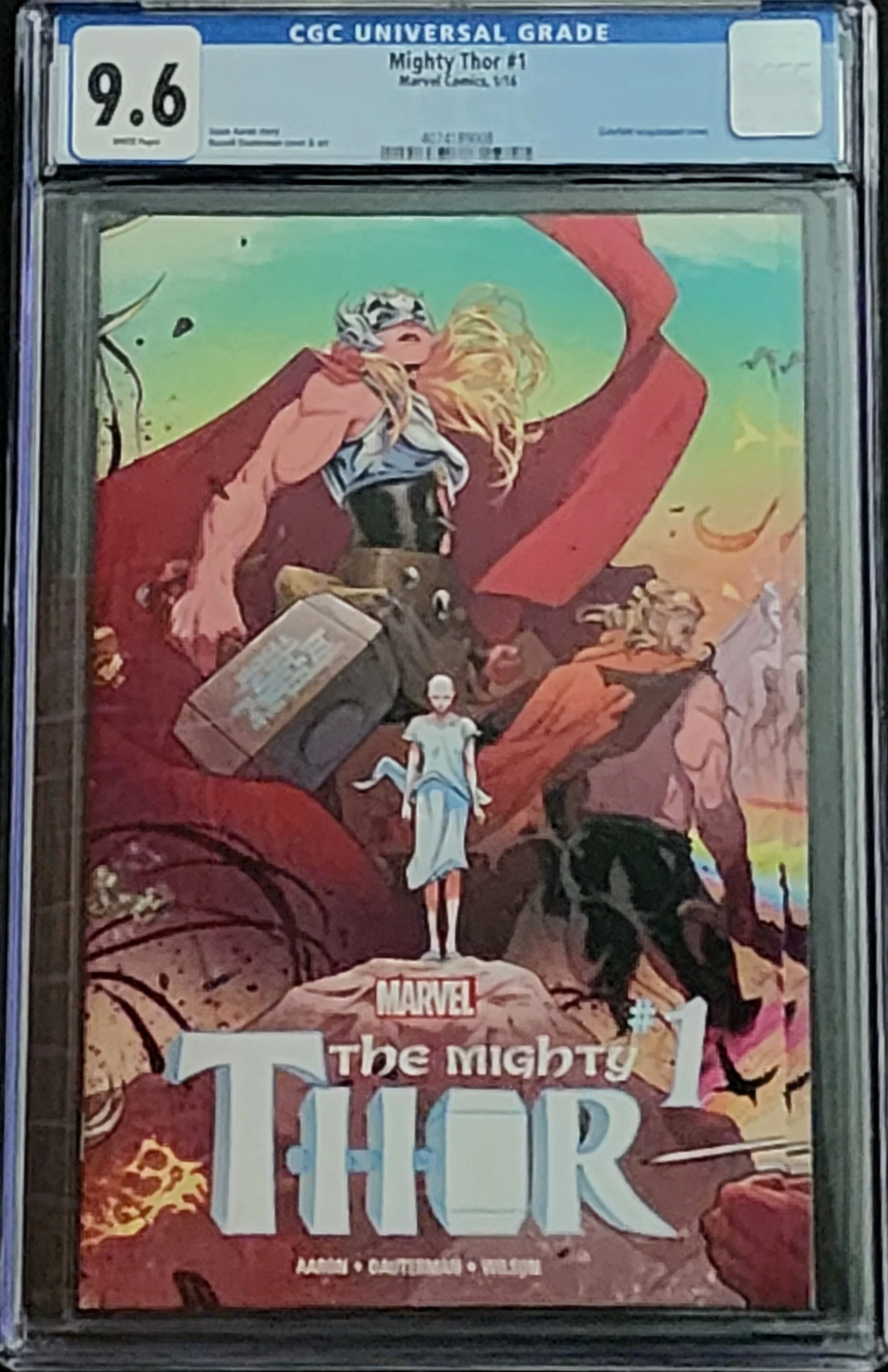 Mighty Thor #1 CGC 9.6 White Pages Gatefold Cover 1st Dark Council Marvel
