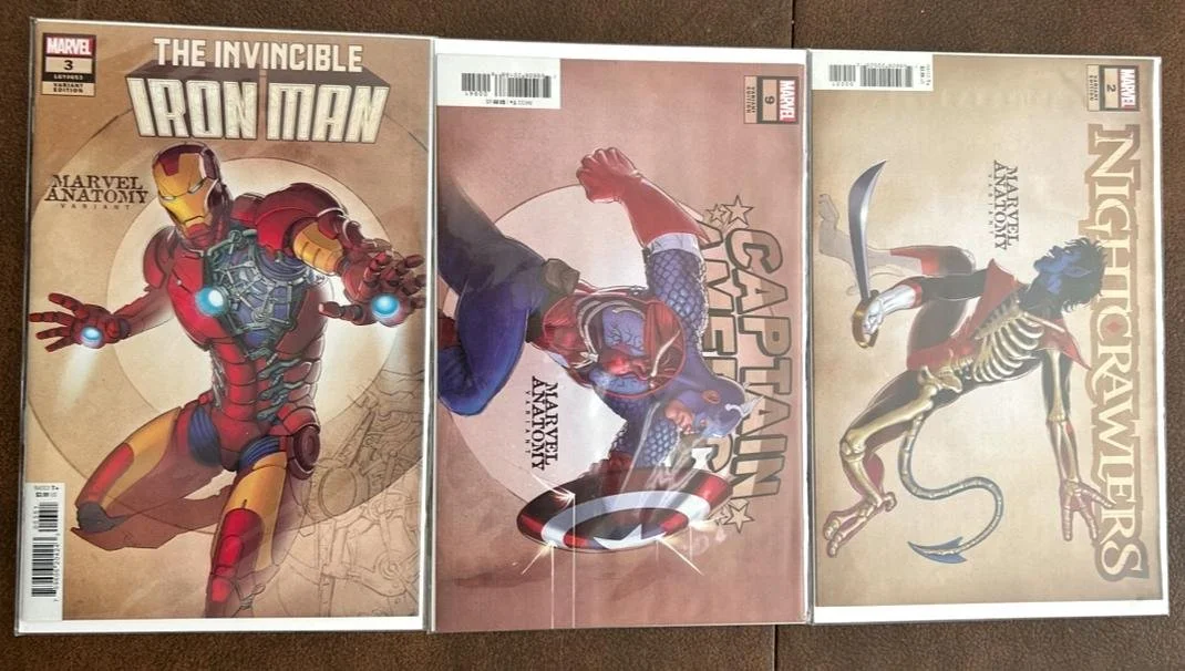 Marvel Anatomy 3-book set