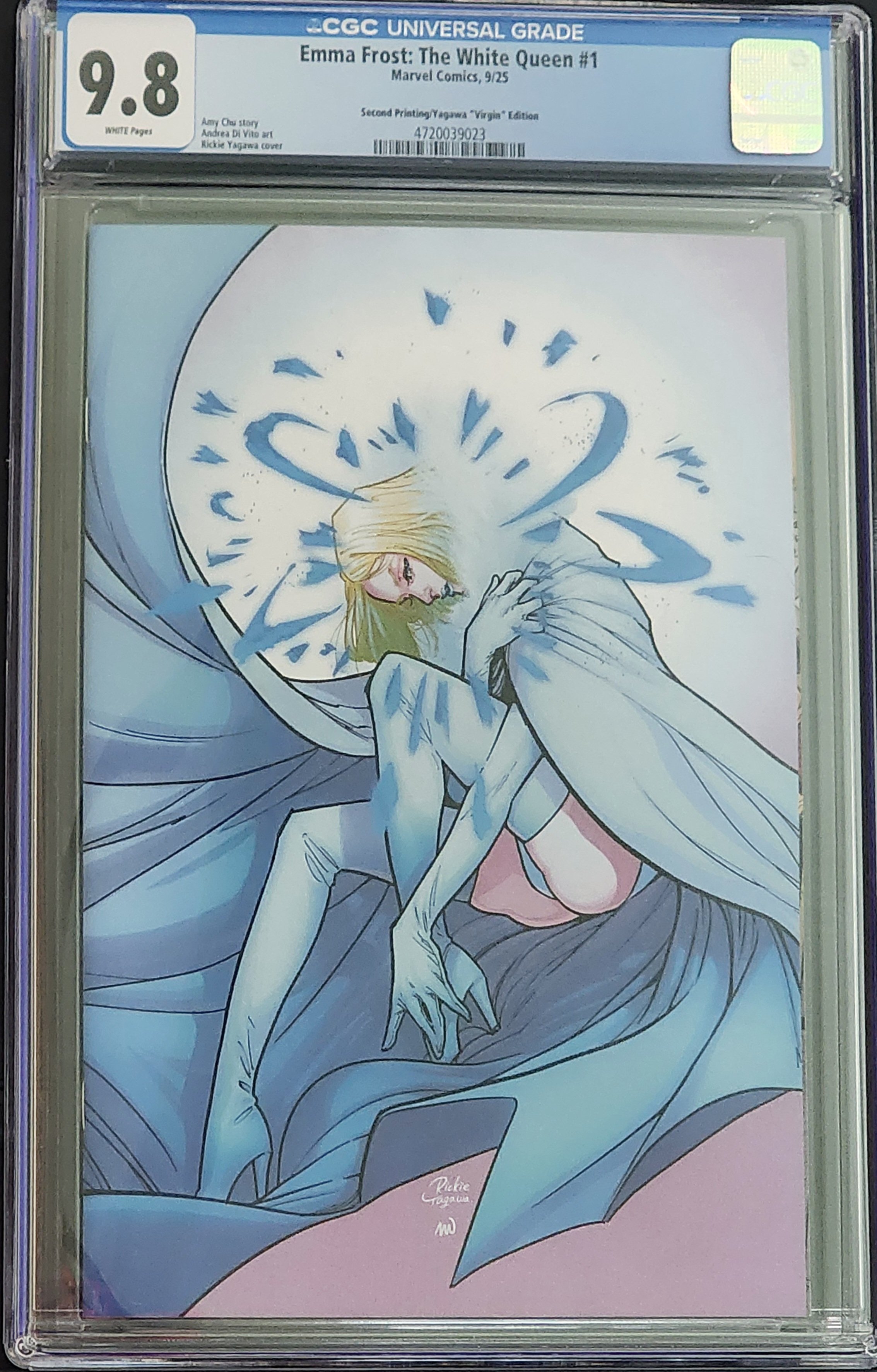 Emma Frost: The White Queen #1 (2nd Print) CGC 9.8 1:25 Yagawa Virgin Variant