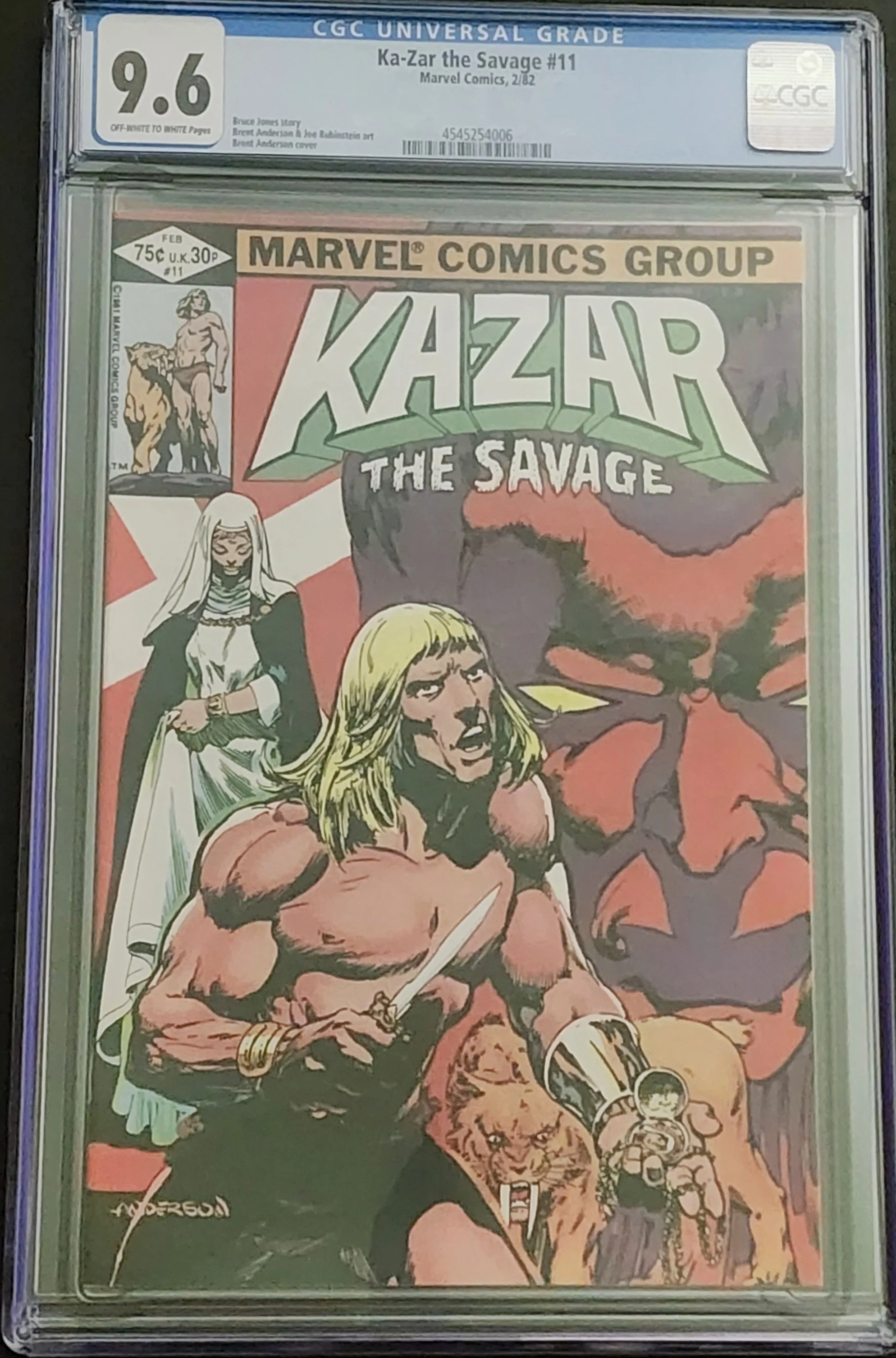 Ka-Zar the Savage #11 CGC 9.6 Off-White/White 1st App Belasco Marvel 1982