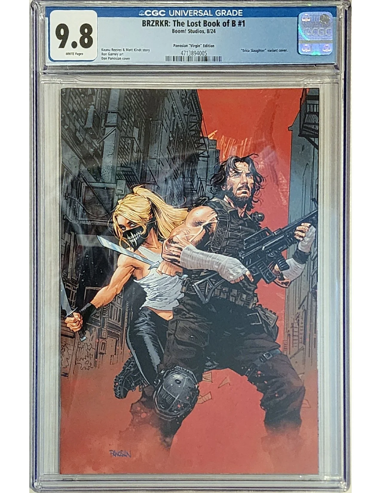 BRZRKR: The Lost Book Of B #1 – Dan Panosian Erica Slaughter Variant Cover (CGC 9.8)