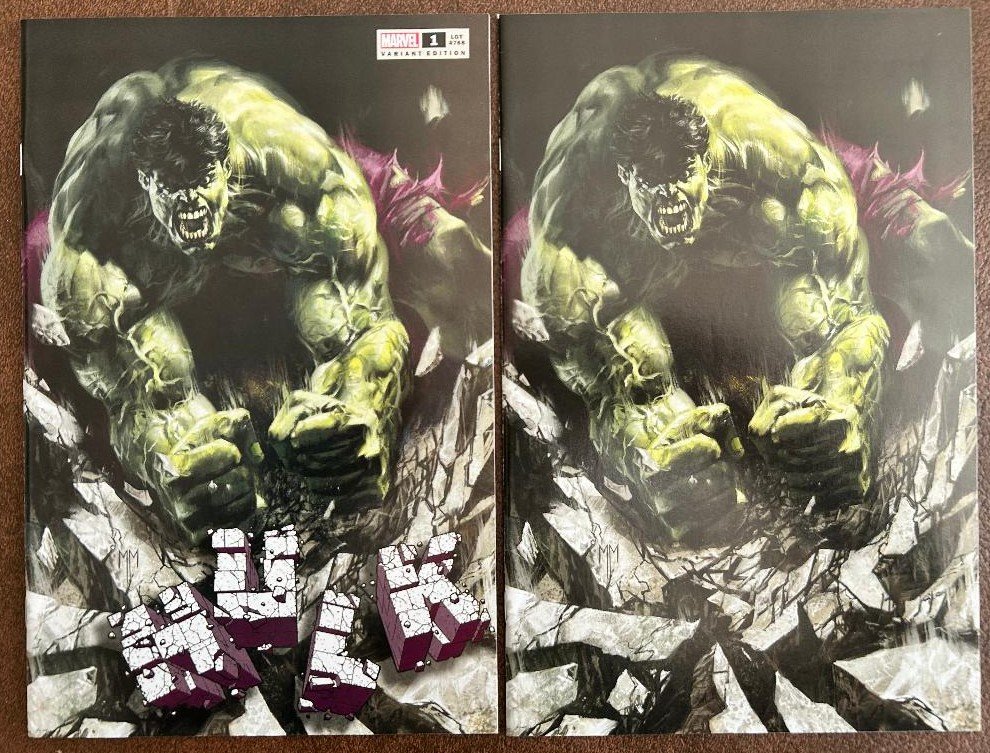 HULK #1 Trade/Virgin Variants set