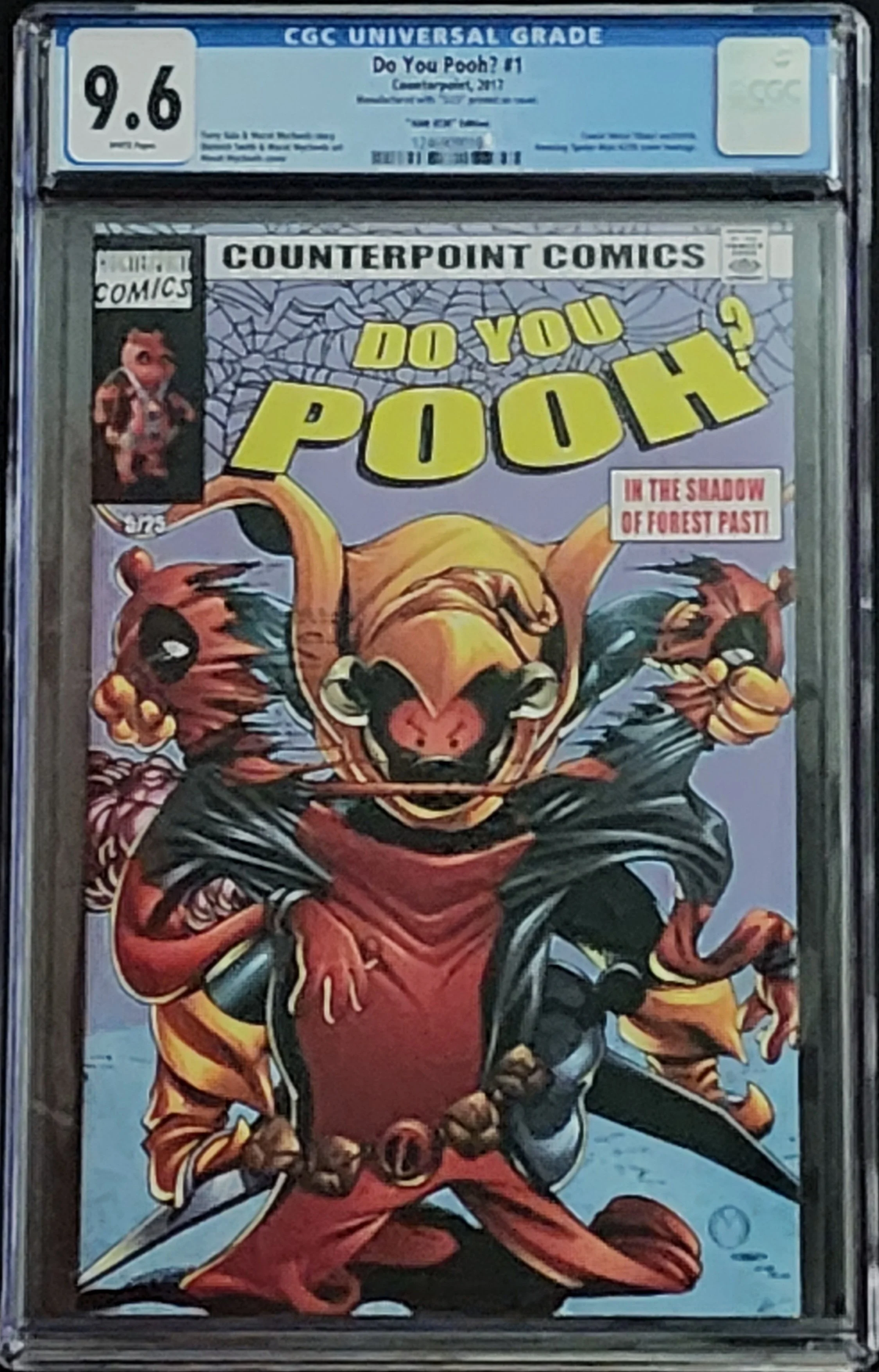 Do You Pooh #1 CGC 9.6 White Pages ASM #238 Homage Marat Mychaels