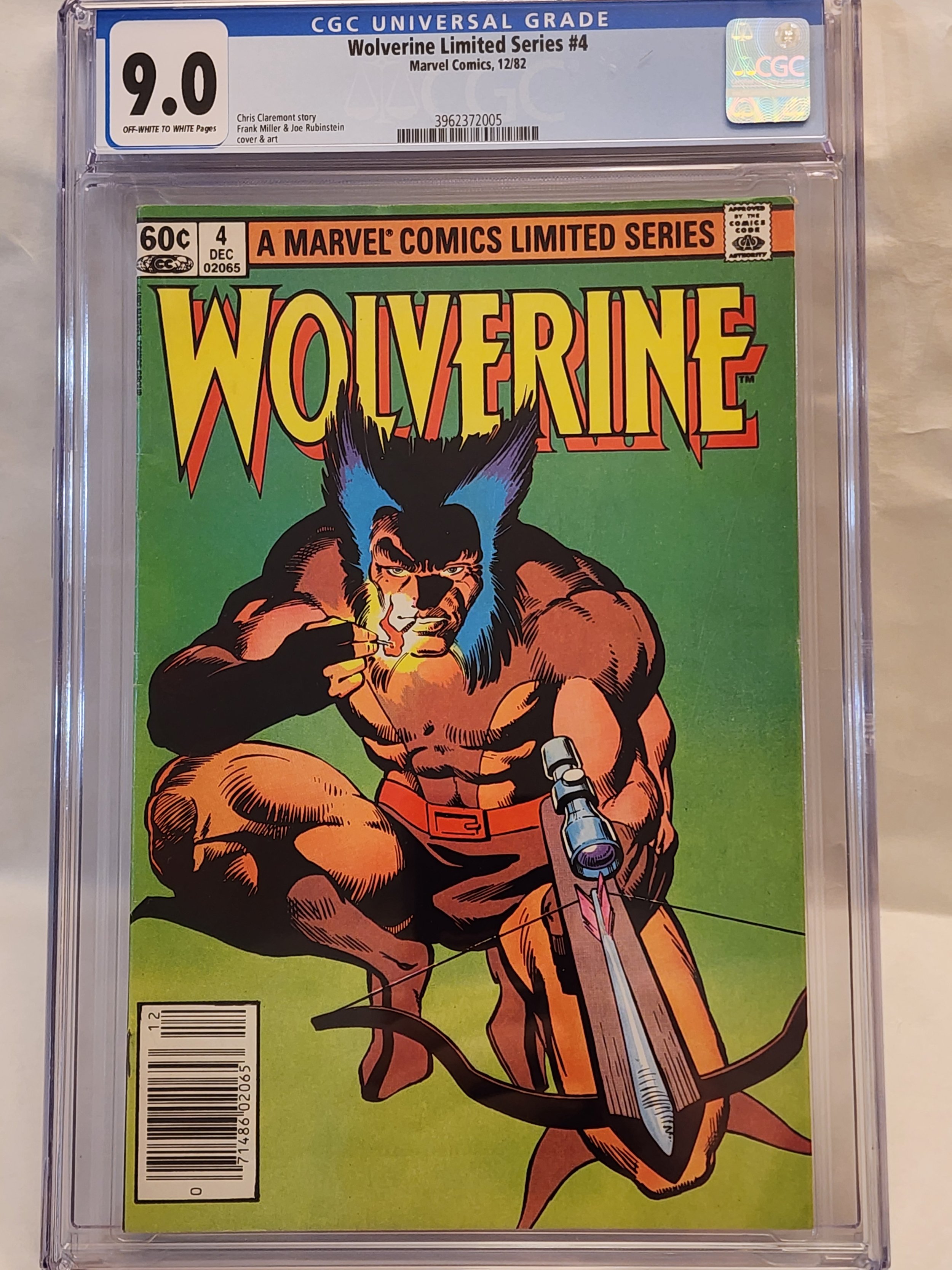 CGC 9.0 Wolverine #4