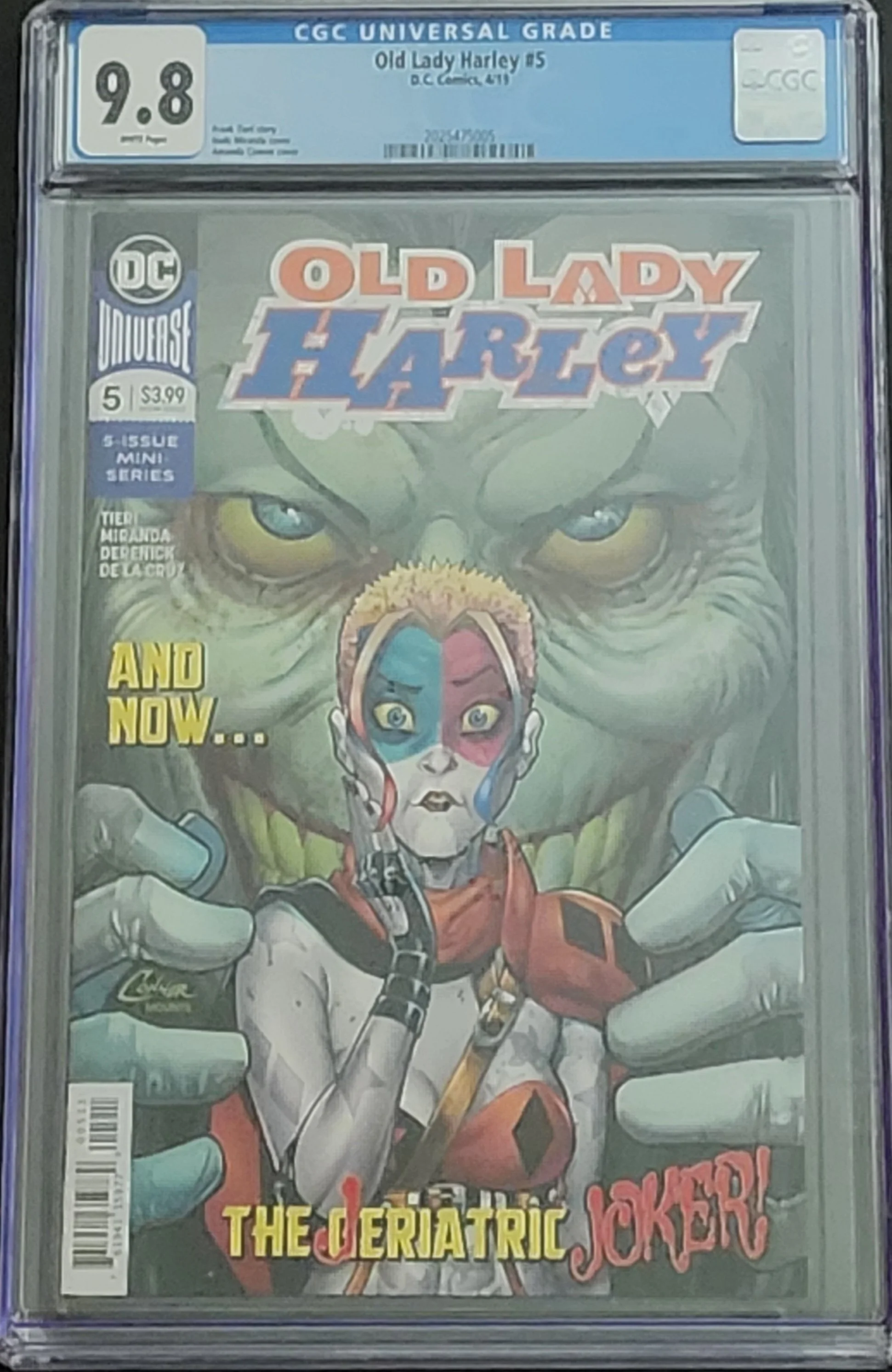 Old Lady Harley #5 CGC 9.8 White Pages Series Finale Amanda Conner DC 2019 Key