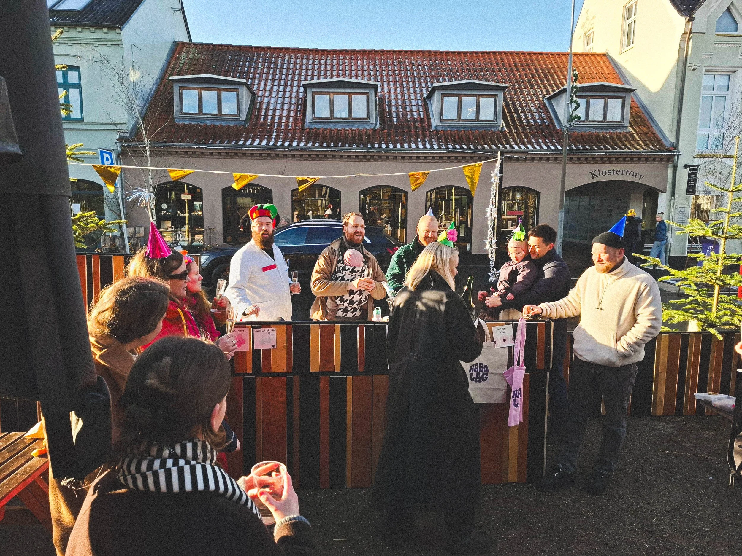 Medlemmer af Foreningen Nabolag fejre et godt nytår