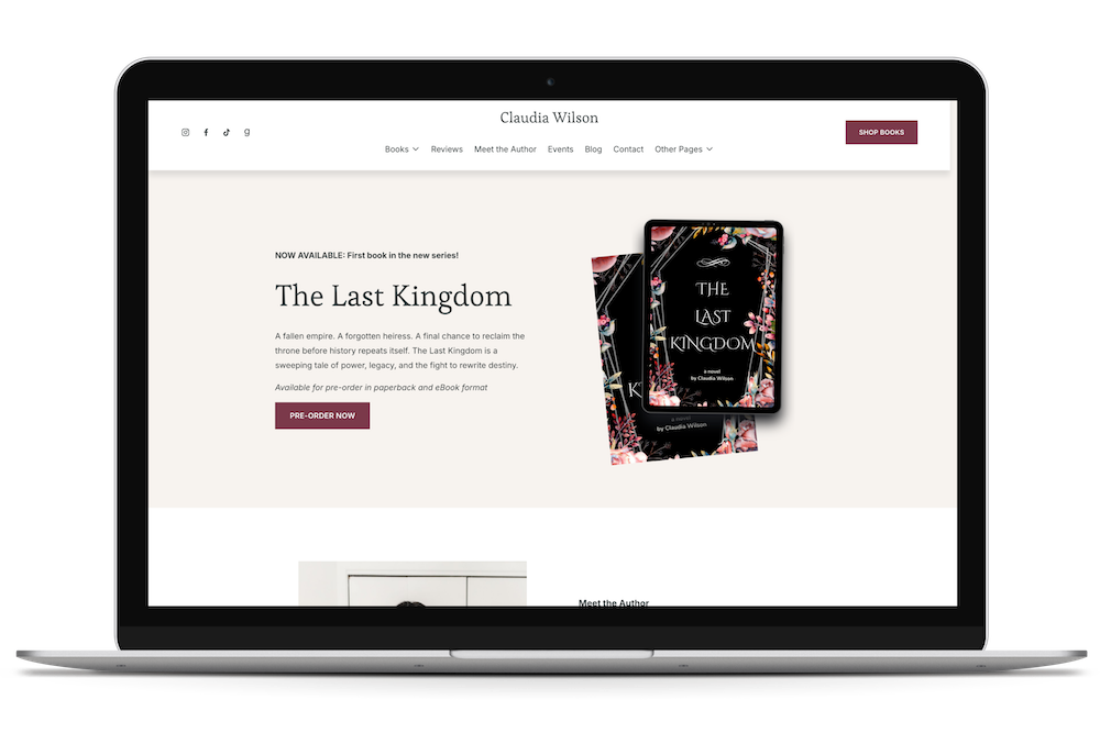 Claudia Author Template