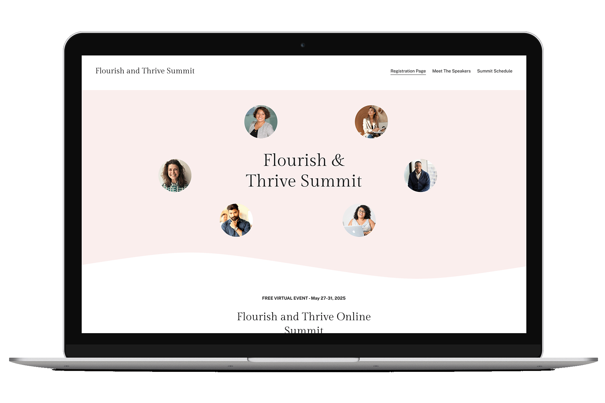 Flourish Summit Squarespace template