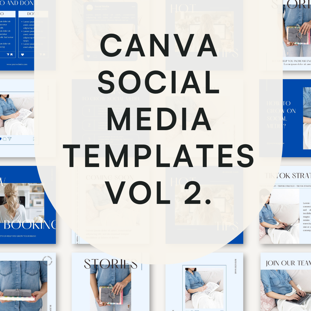 Canva Social Media Templates Vol 2 Mockup Preview