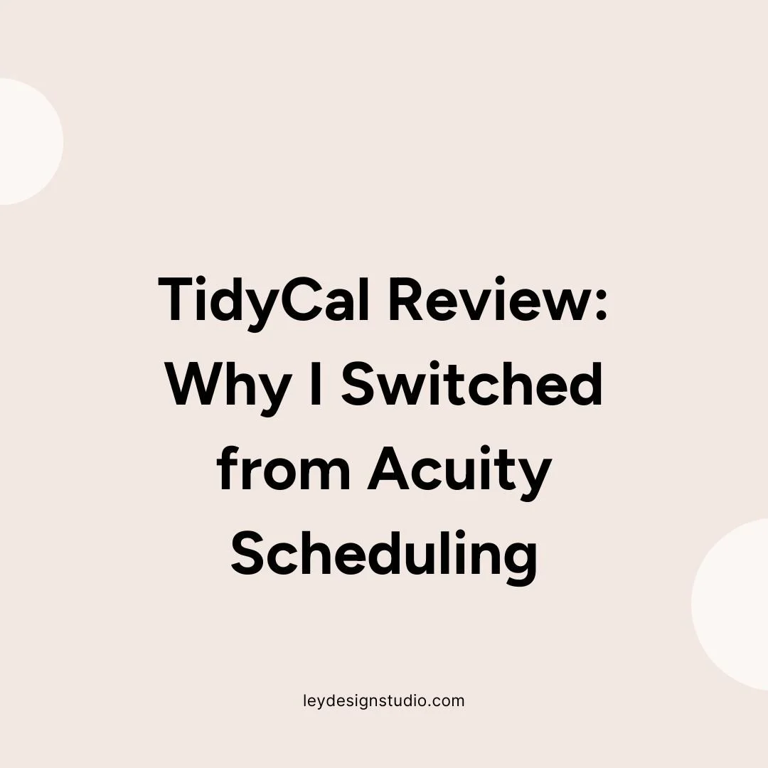 TidyCal Review - Why I Switched from Acuity Scheduling